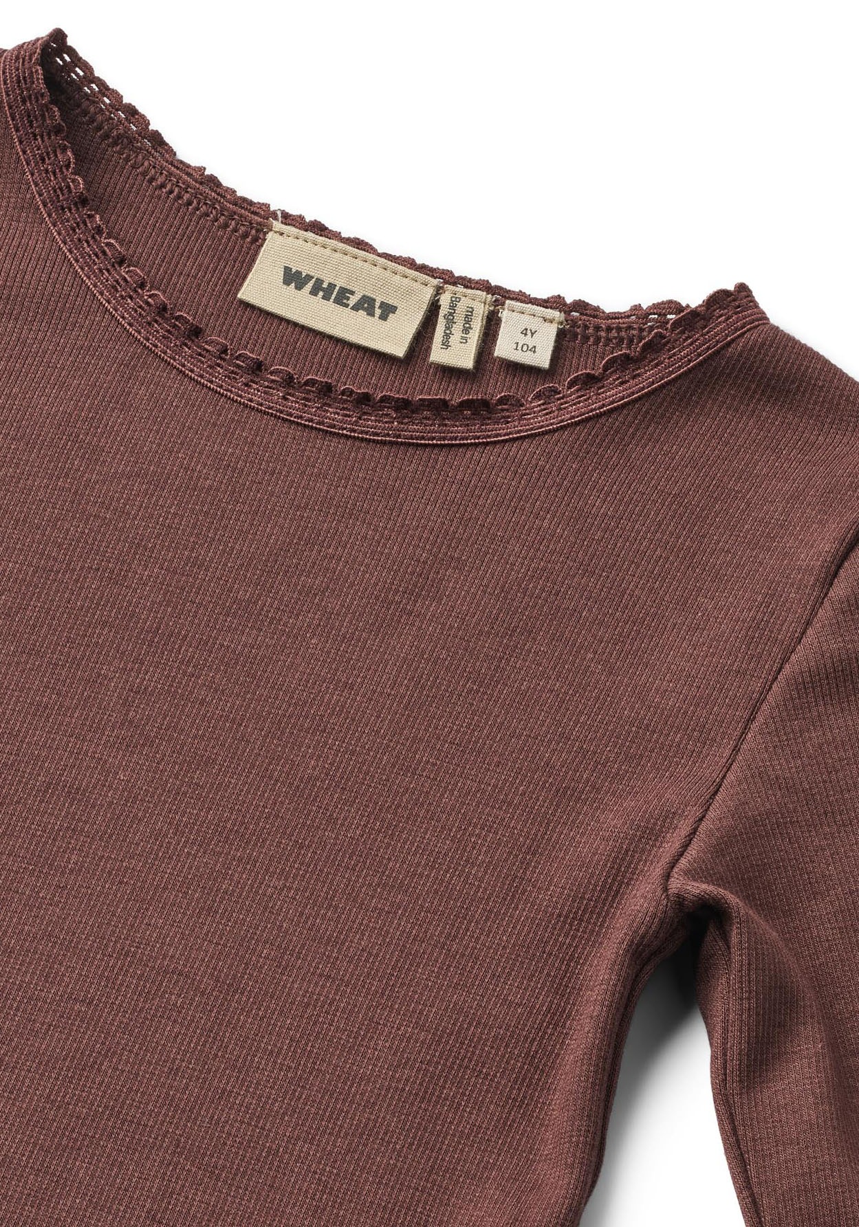 WHEAT Langarmshirt »Rib T-Shirt L/S Reese«