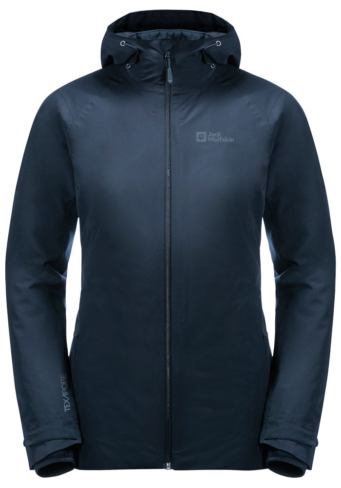 Jack Wolfskin 3-in-1-Funktionsjacke »GLAABACH 3IN1 JKT W«, (2 teilig), mit Kapuze