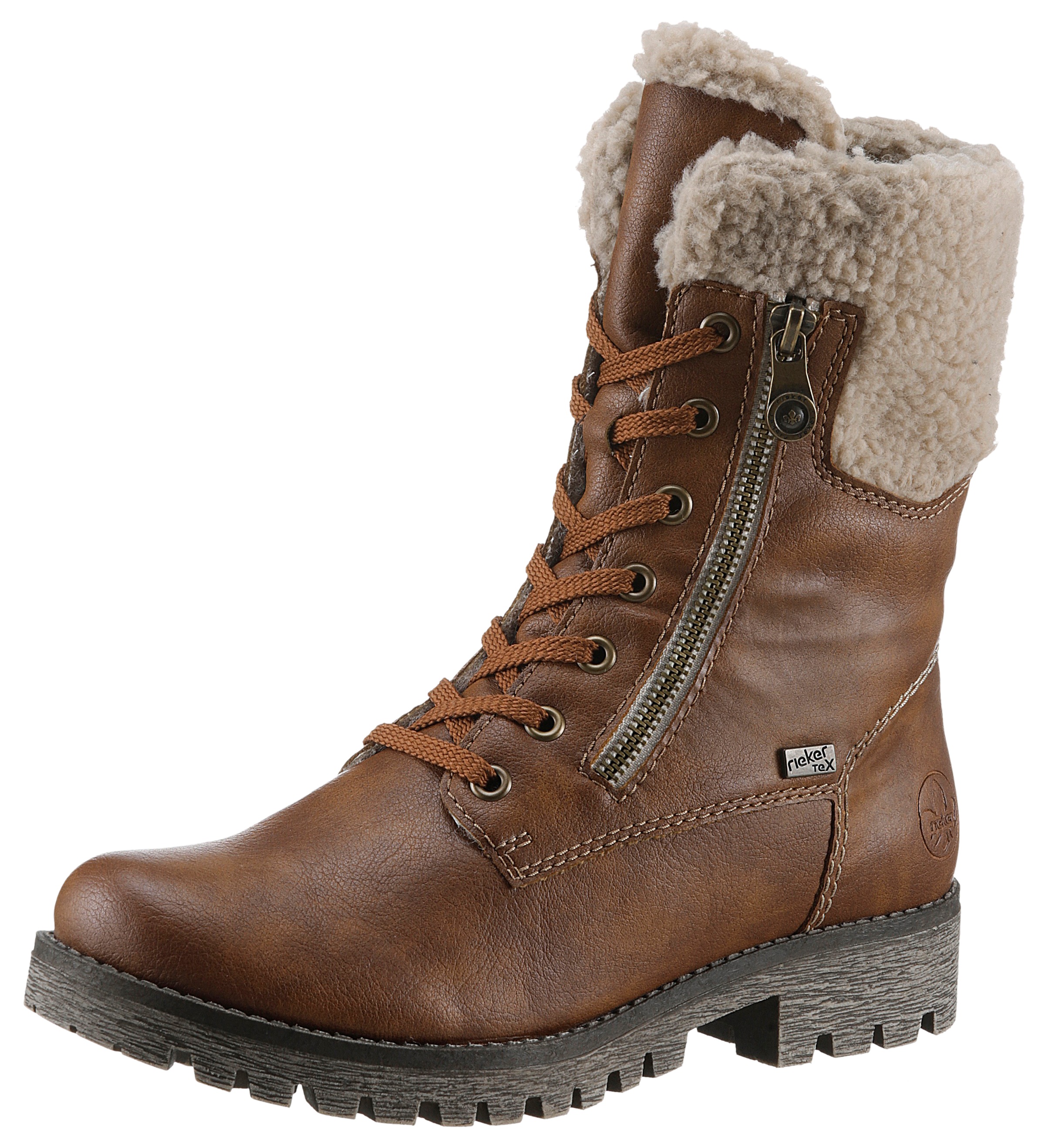Image of Rieker Winterstiefelette, Schnürboots, Blockabsatz - 150 Jahre Rieker Jubiläumsartikel