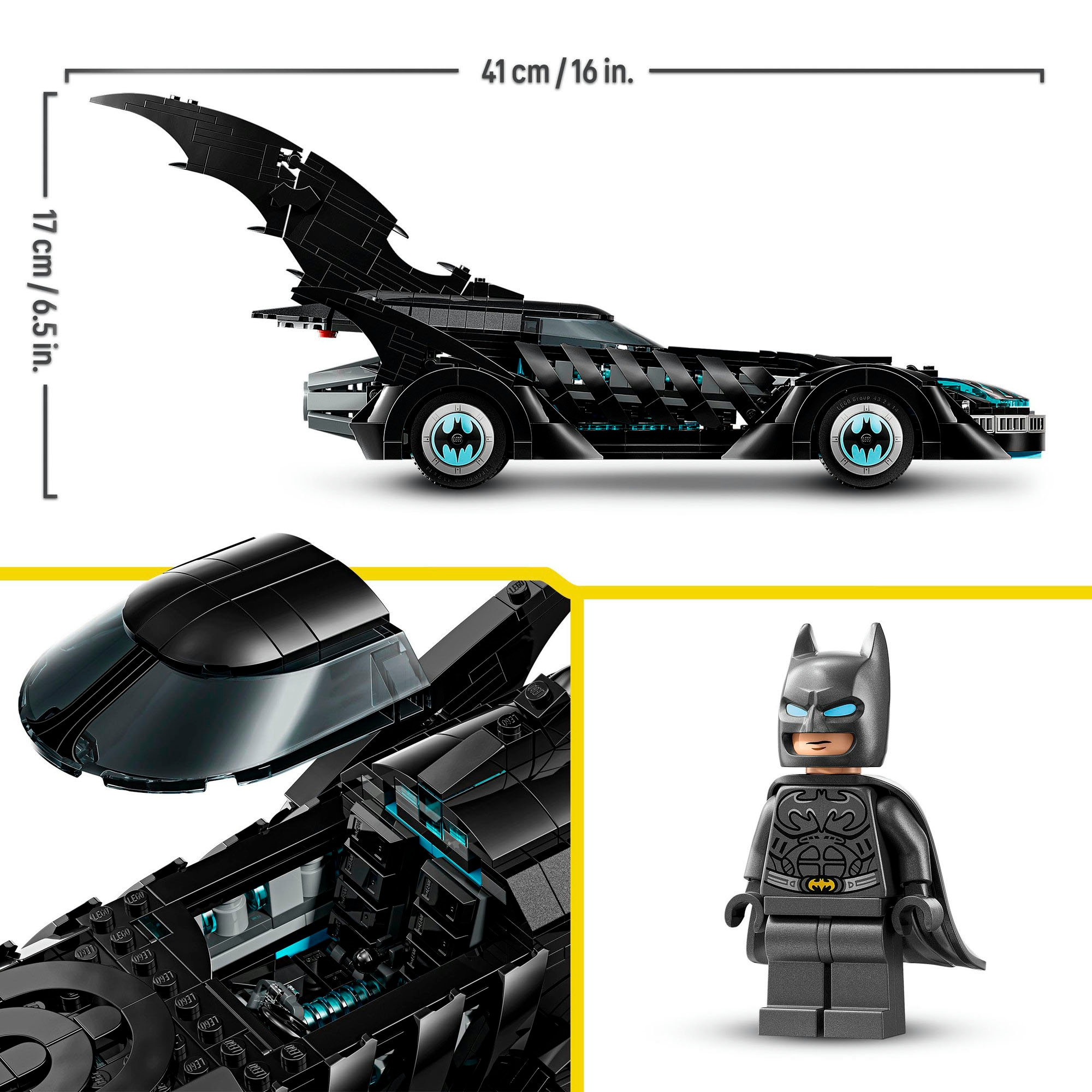 LEGO® Konstruktionsspielsteine »Batman Forever Batmobil (76304), LEGO Super Heroes« Made in Europe