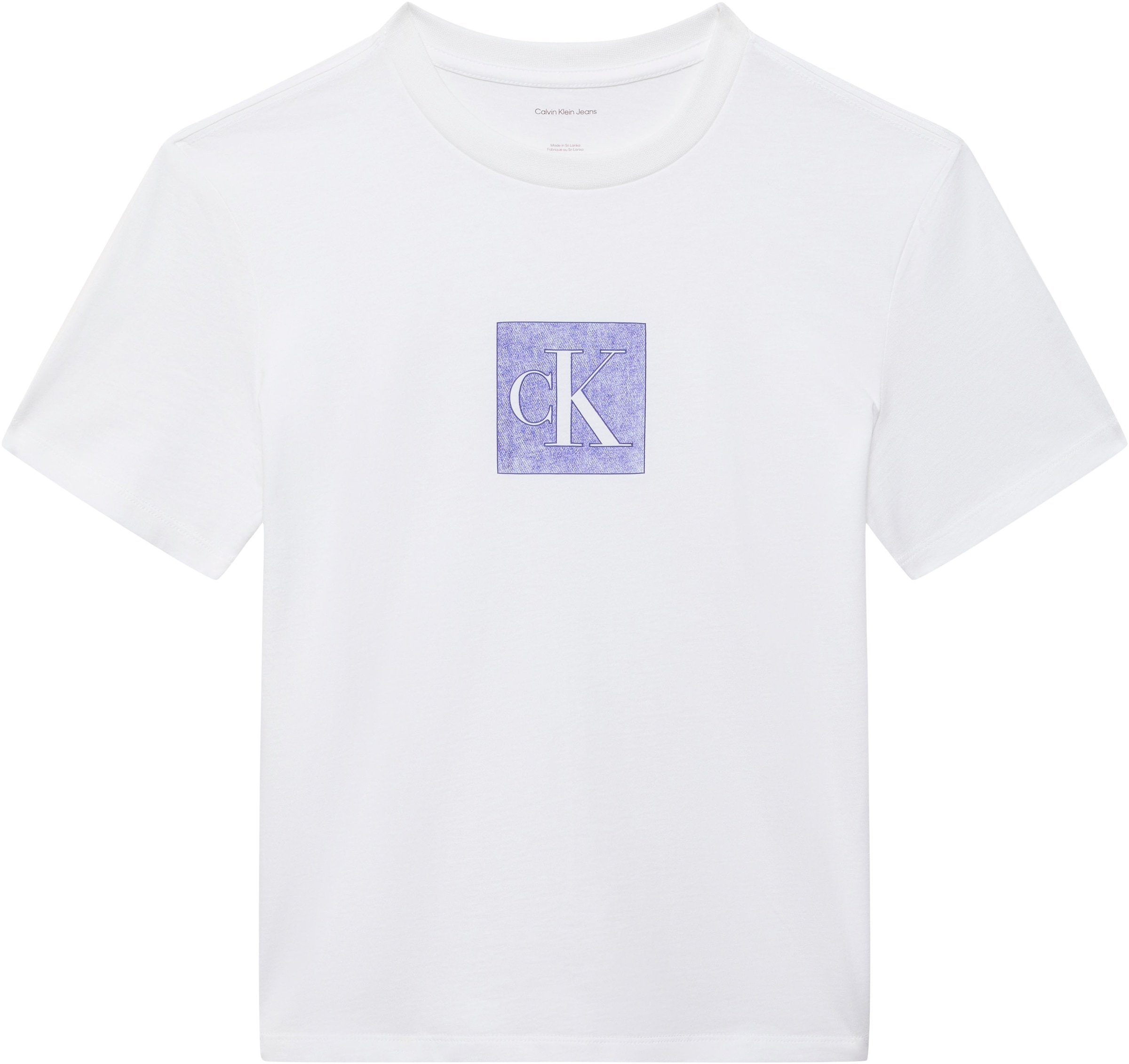 Calvin Klein Jeans T-Shirt »CLASSIC FIT MONOGRAM TEE« Regular fit mit Rundhalsausschnitt
