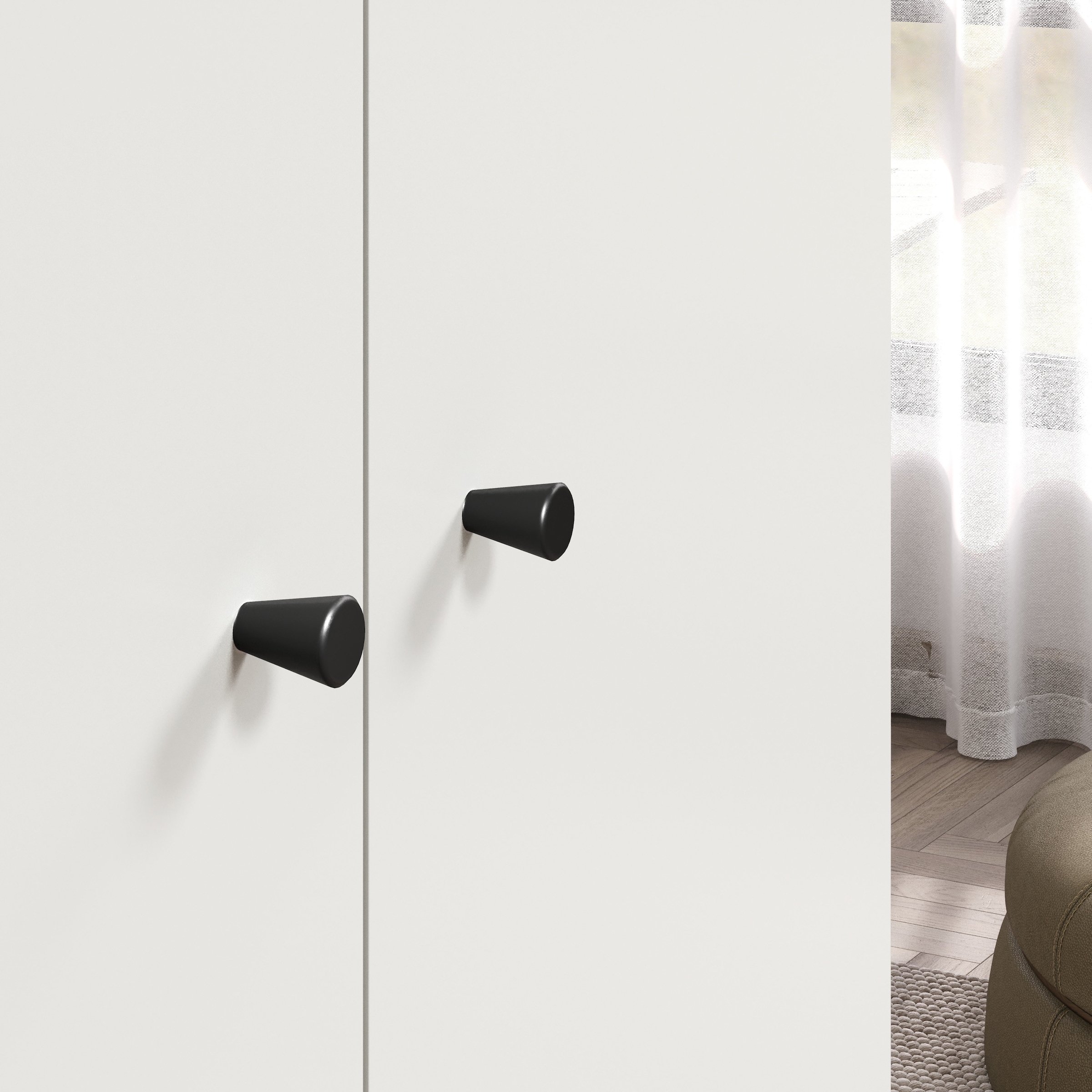 INOSIGN Kleiderschrank »Jersey Schlafzimmerschrank Garderobe Bestseller Schrank«, Drehtürenschrank mit modernen Griffen