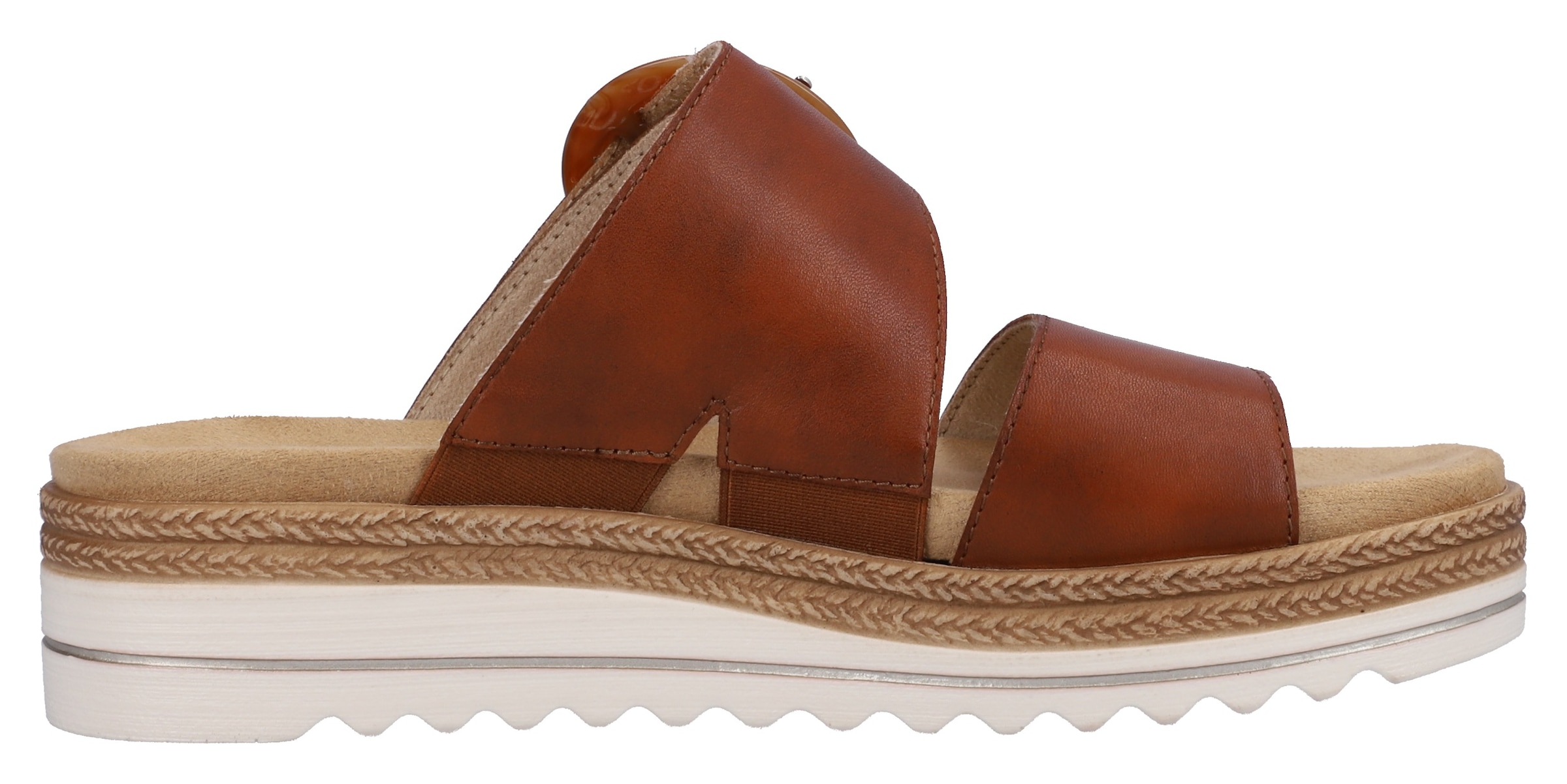 Remonte Pantolette  , Keilabsatz, Sommerschuh, Schlappen mit Zierschnalle