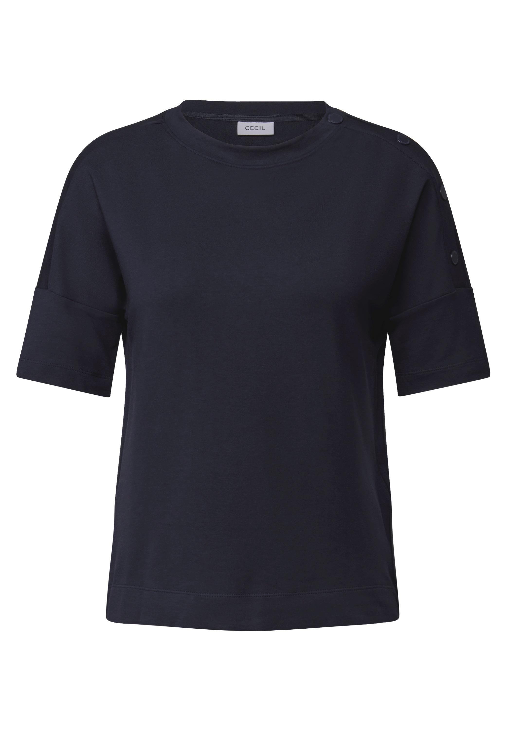 Cecil T-Shirt, mit Knopfdetails