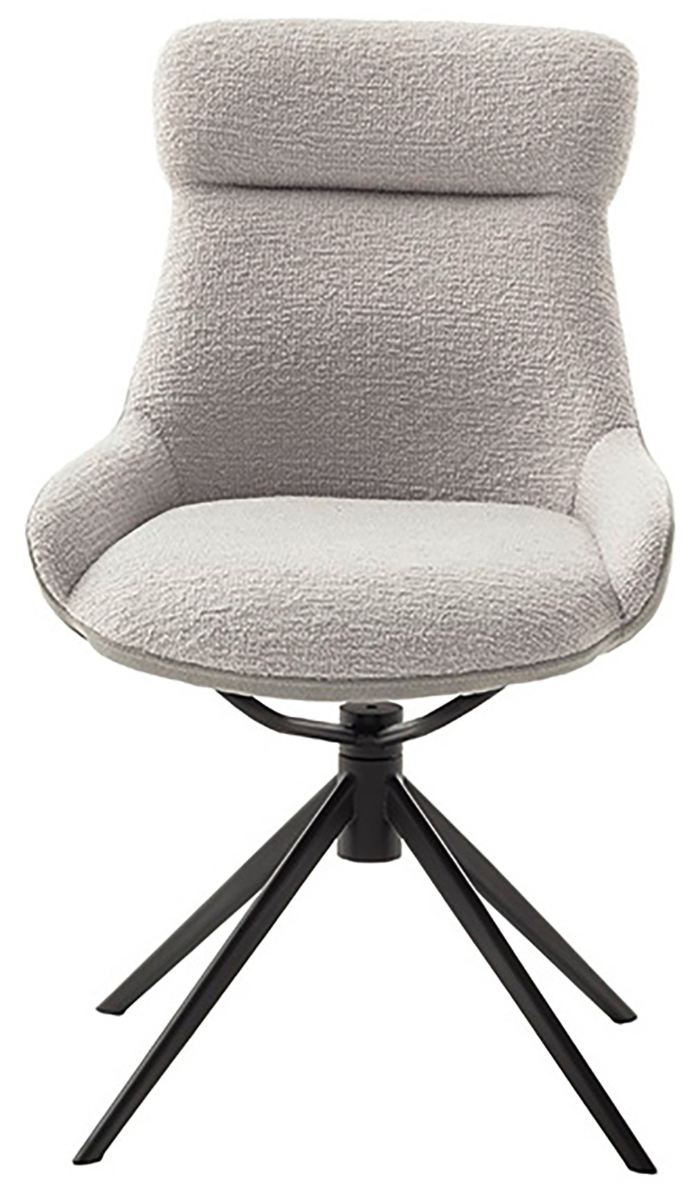 MCA furniture Esszimmerstuhl, Feingewebe, (2er-Set), drehbar 360°, Dreh- & Schwingfunktion, Sitzhöhe ca. 50 cm