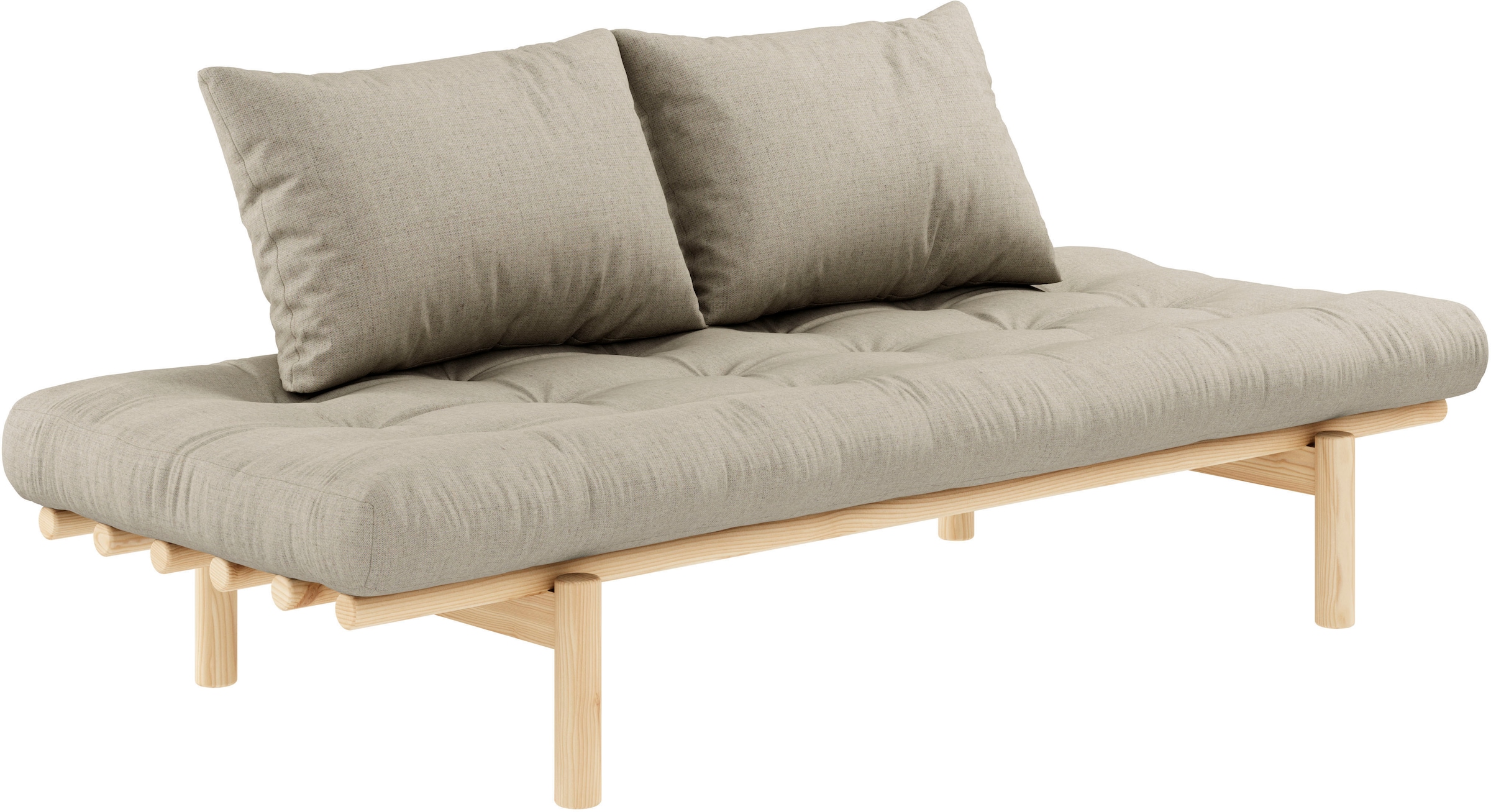 Karup Design Daybett »Pace«, (Set, 2 tlg.), aus massiven Kiefernholz, inkl. Futonmatratze