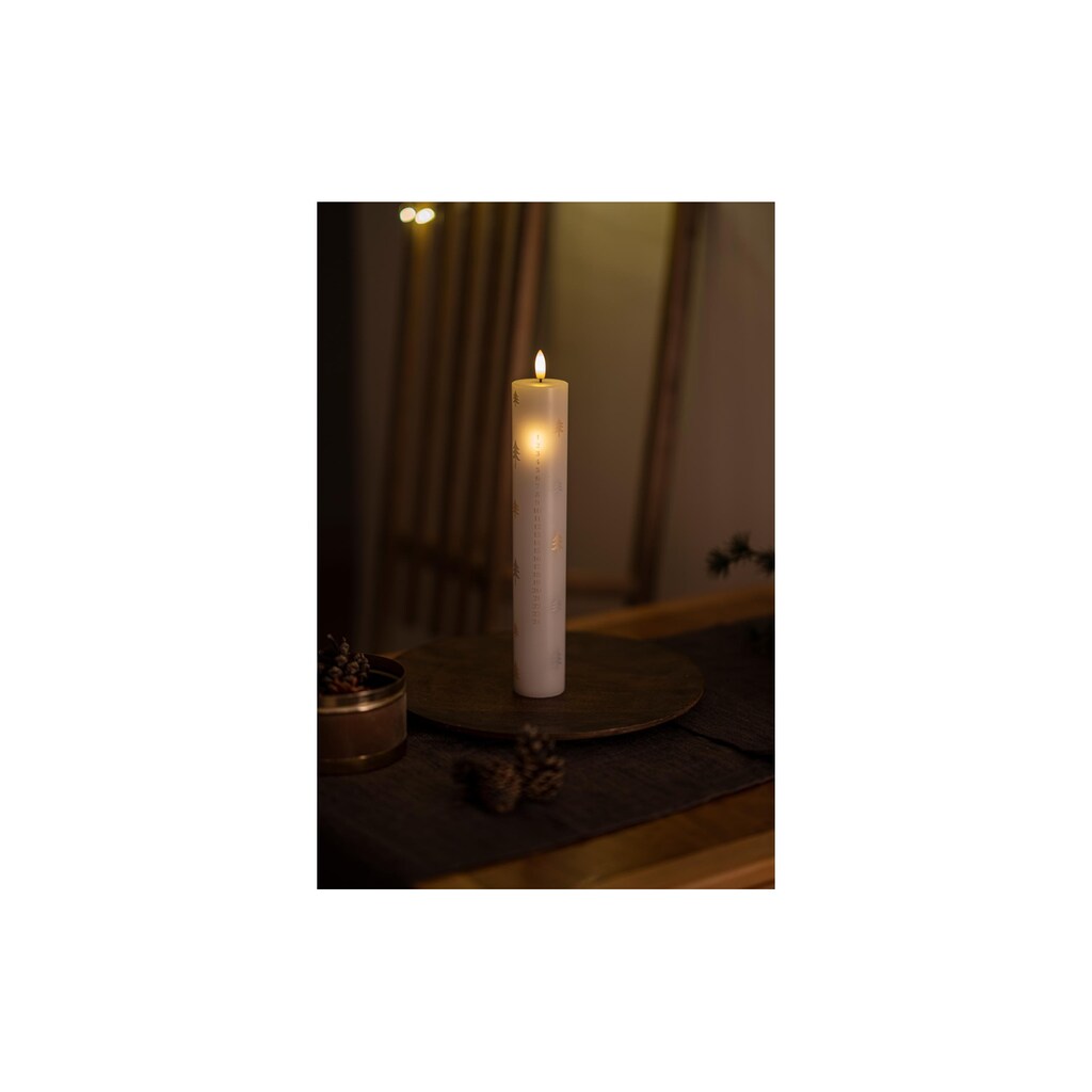 Sirius Adventskerze »LED-Kerzen Advent Calendar Tannen«