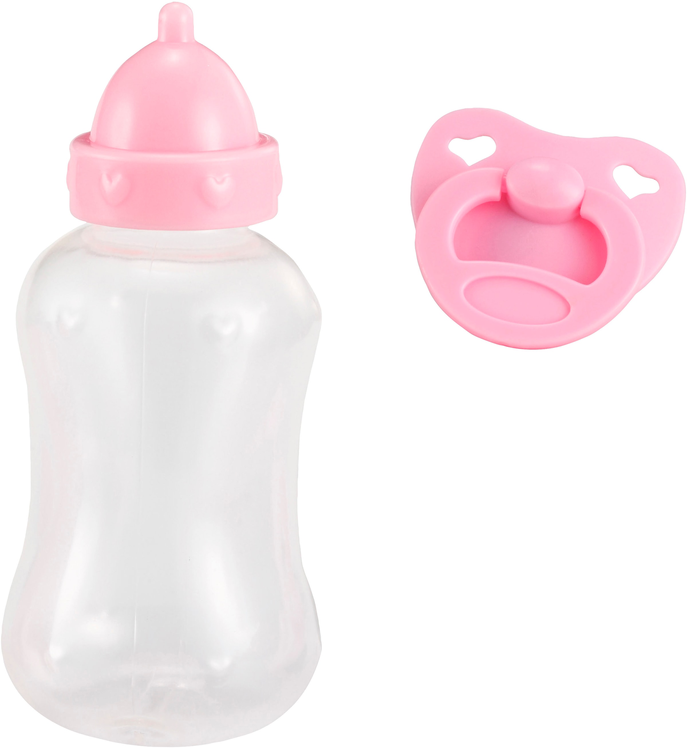 Bayer Babypuppe »First Words Baby, 38 cm rosa« mit Schlafaugen und Babygeräuschen