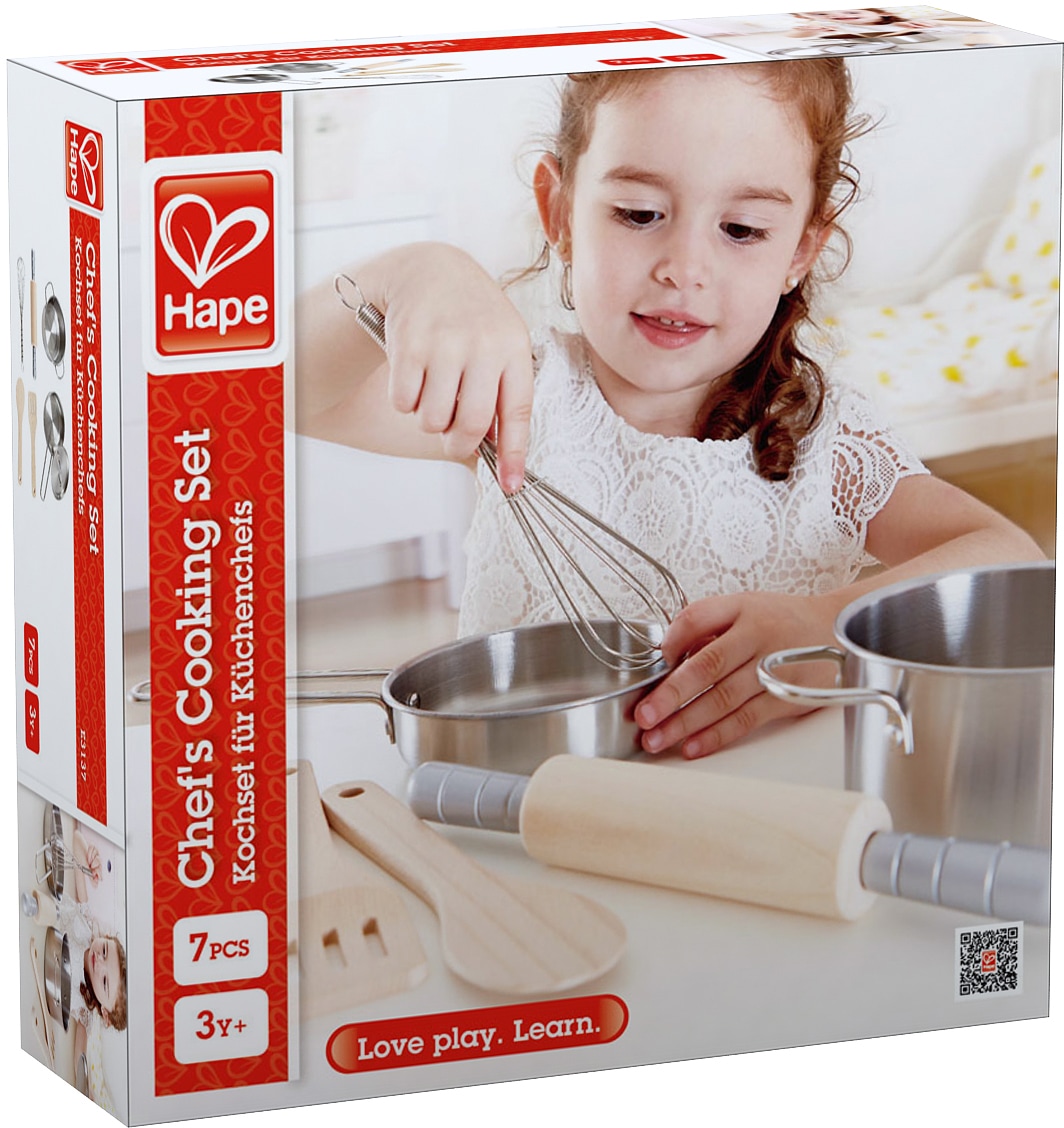 Hape Kinder-Küchenset »Kochset für Küchenchefs«, (7 tlg.)