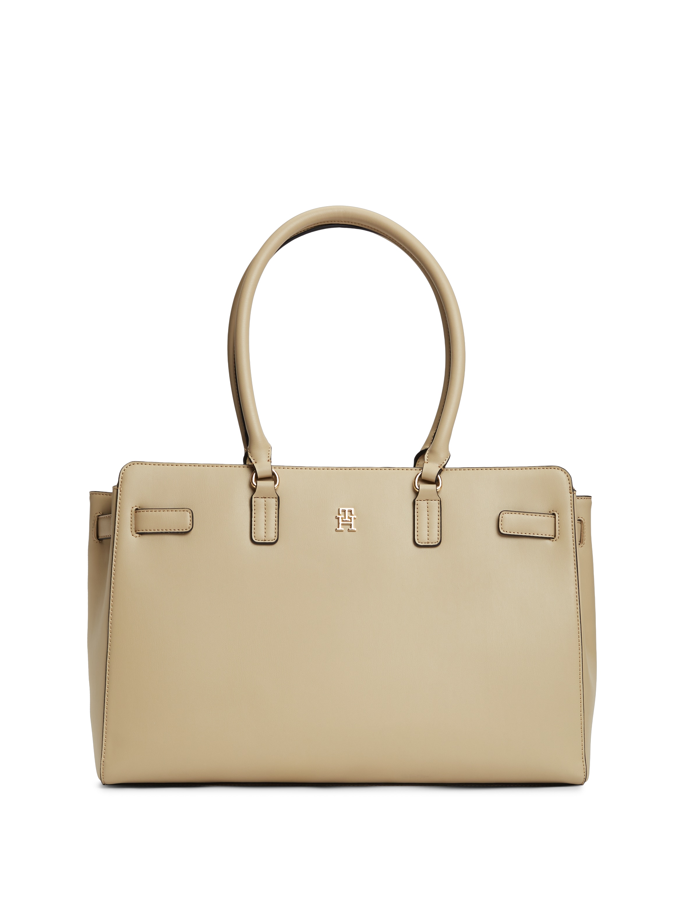 Image of Tommy Hilfiger Handtasche "TH JOY TOTE" Damen Schultertasche mit modischen Durchzügen