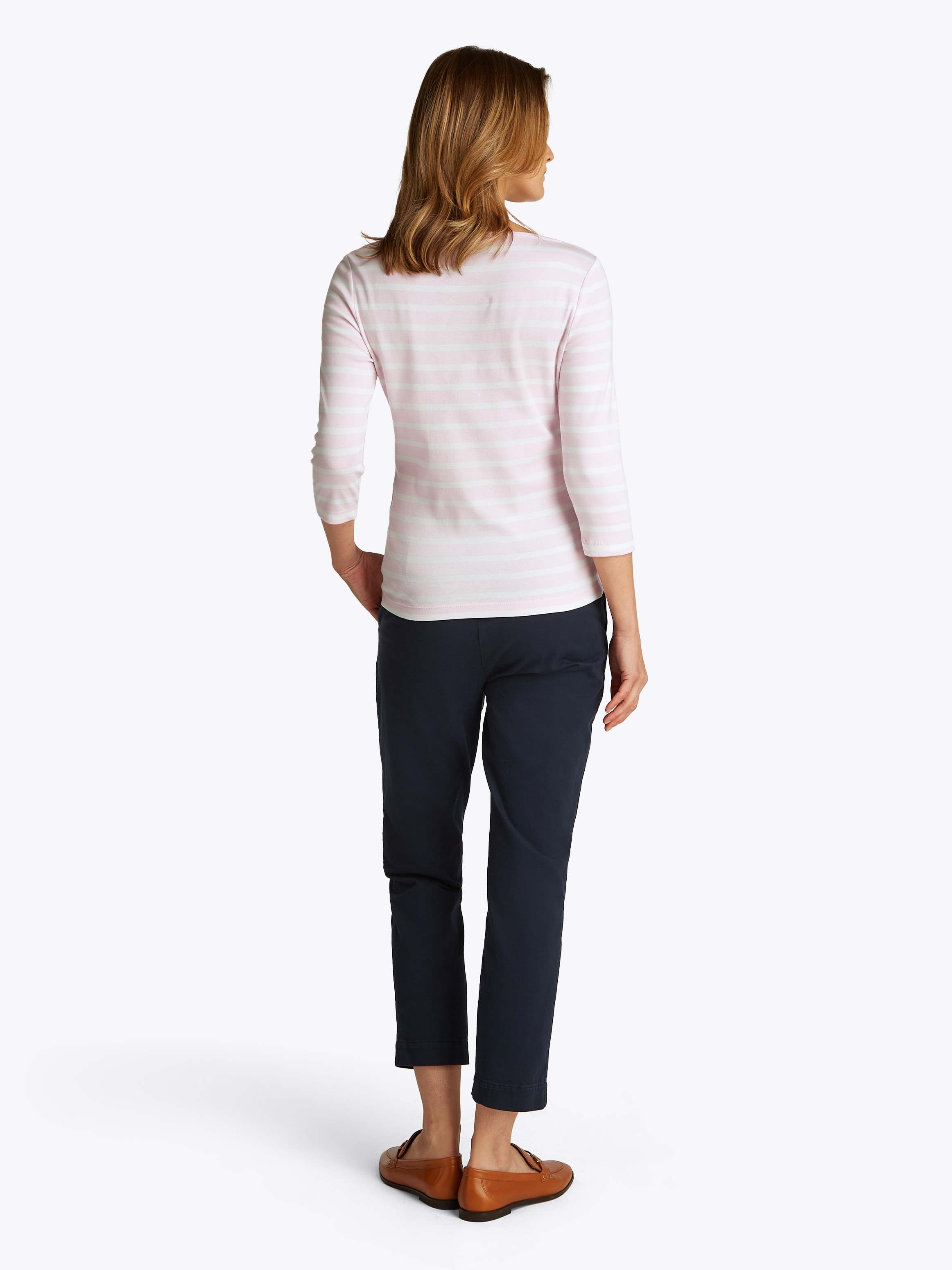 Tommy Hilfiger 3/4-Arm-Shirt »NEW CODY SLIM BOAT-NK 3/4SLV«, mit Logostickerei
