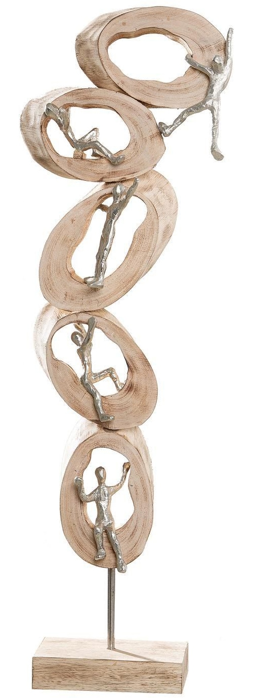 Image of GILDE Dekofigur "Skulptur Climb" 77 cm hohe Skulptur mit Klettermotiv, Skulptur