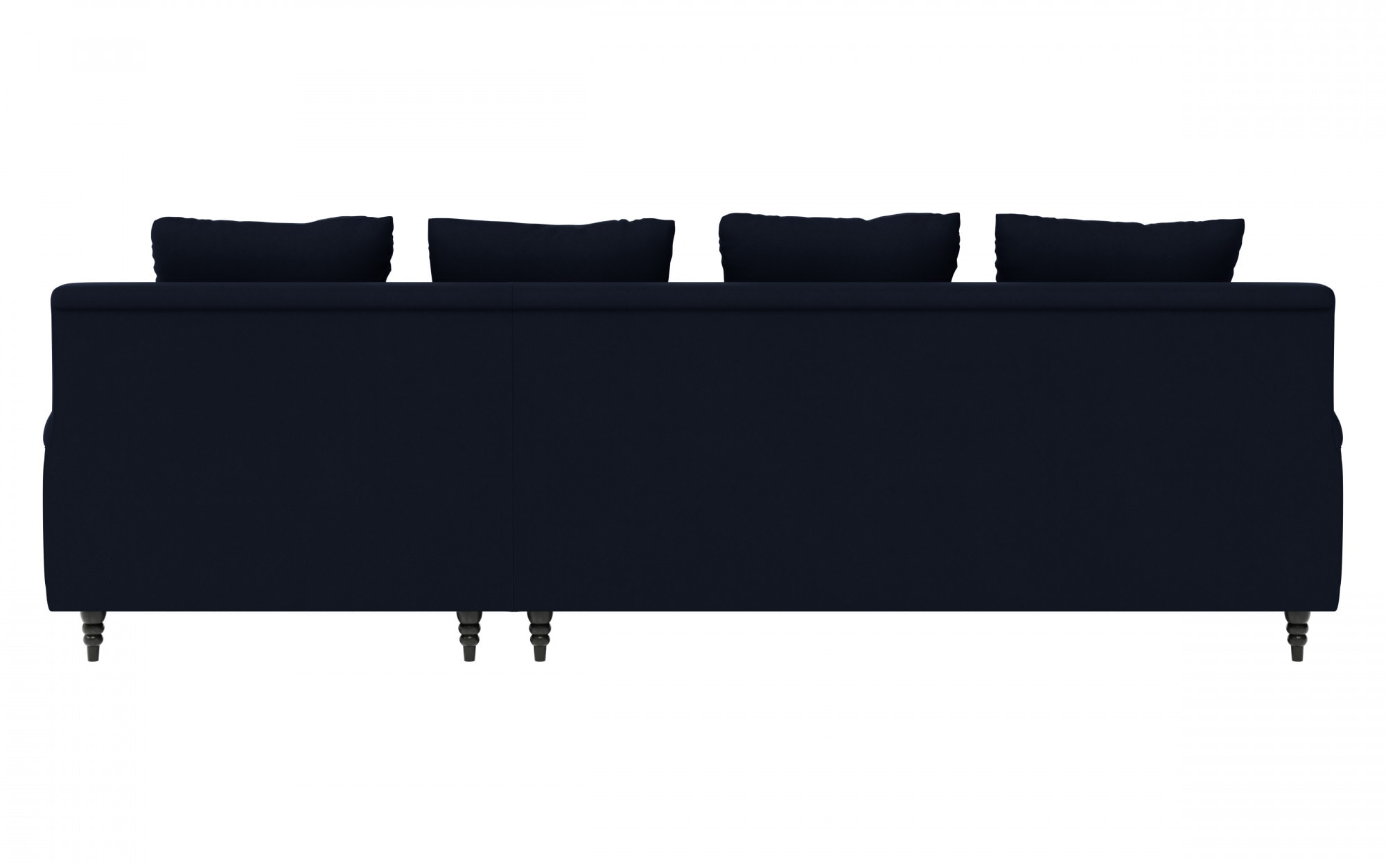 Guido Maria Kretschmer Home&Living Ecksofa »NORIN L-Form«, zwei Fussarten: vorne - Rollen, hinten - Holzfüsse