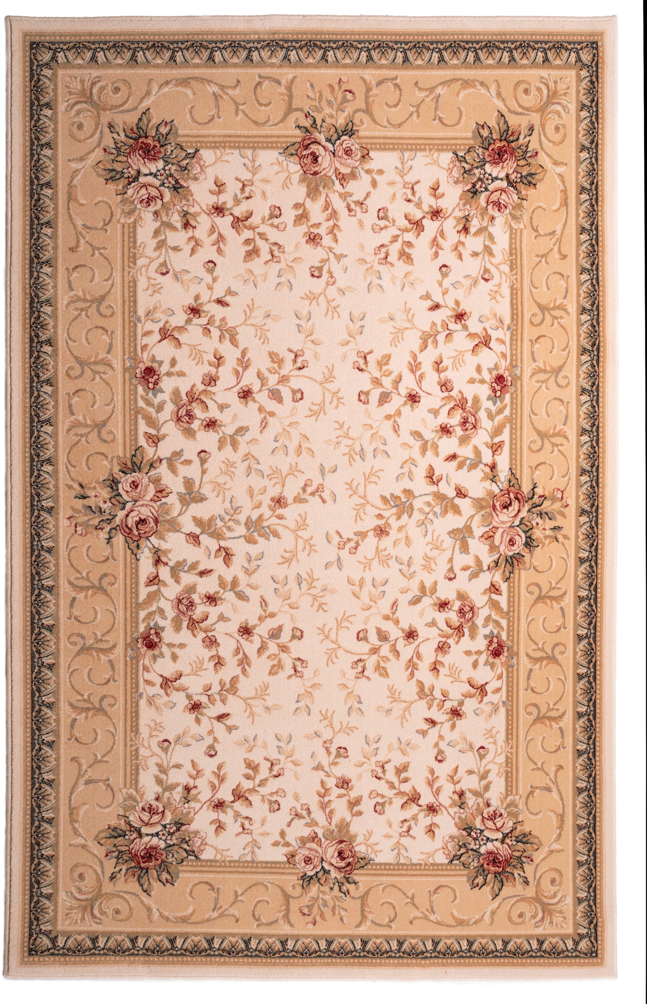 THEKO Wollteppich »Floresti 2637« rechteckig 10 mm Höhe reine Wolle, ideal im Wohnzimmer & Schlafzimmer