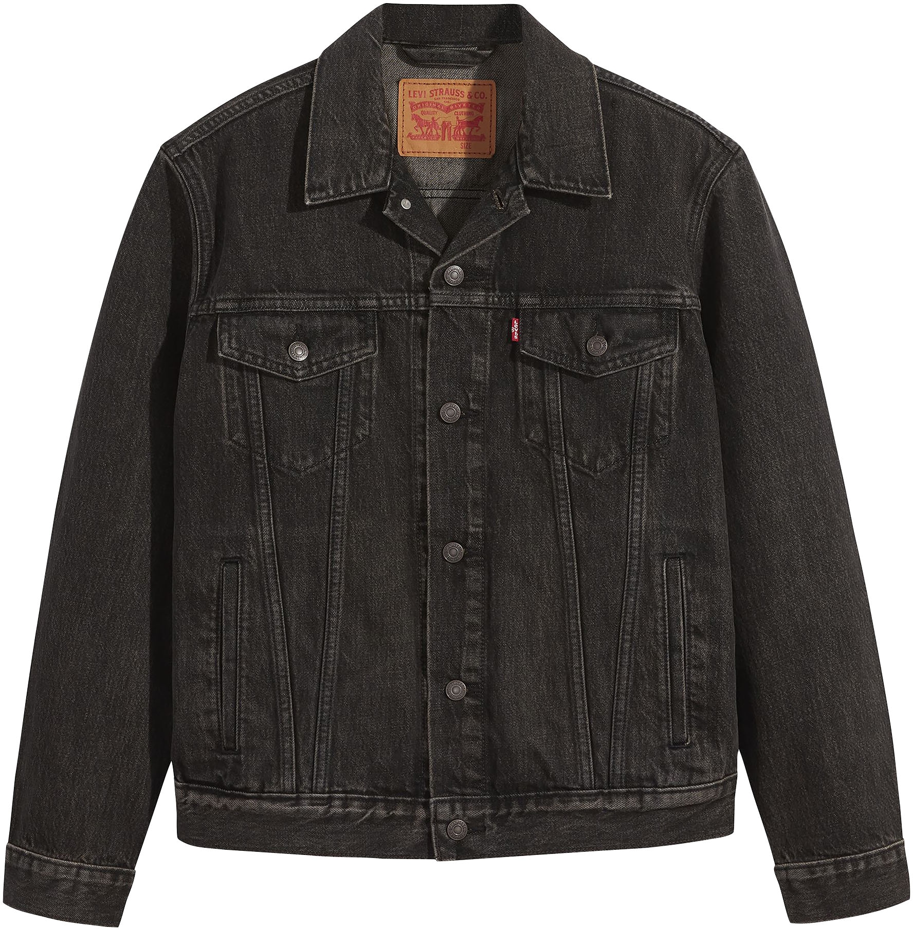 Levi's® Jeansjacke »VINTAGE FIT TRUCKER JKT«, ohne Kapuze, mit Knopfleiste