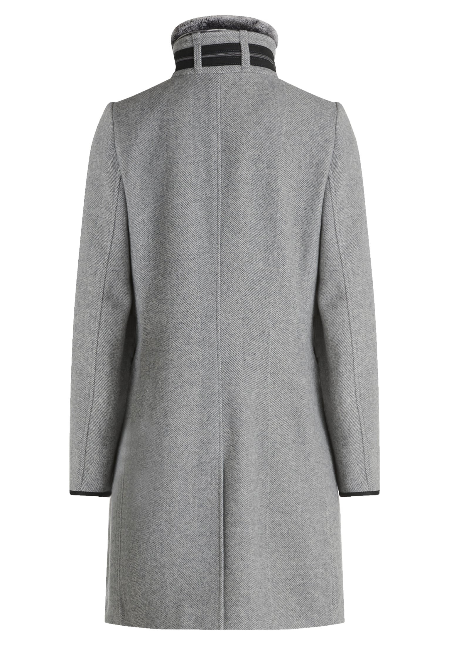 Gil Bret Manteau en laine mit Wolle, Stehkragen und Knopfleiste