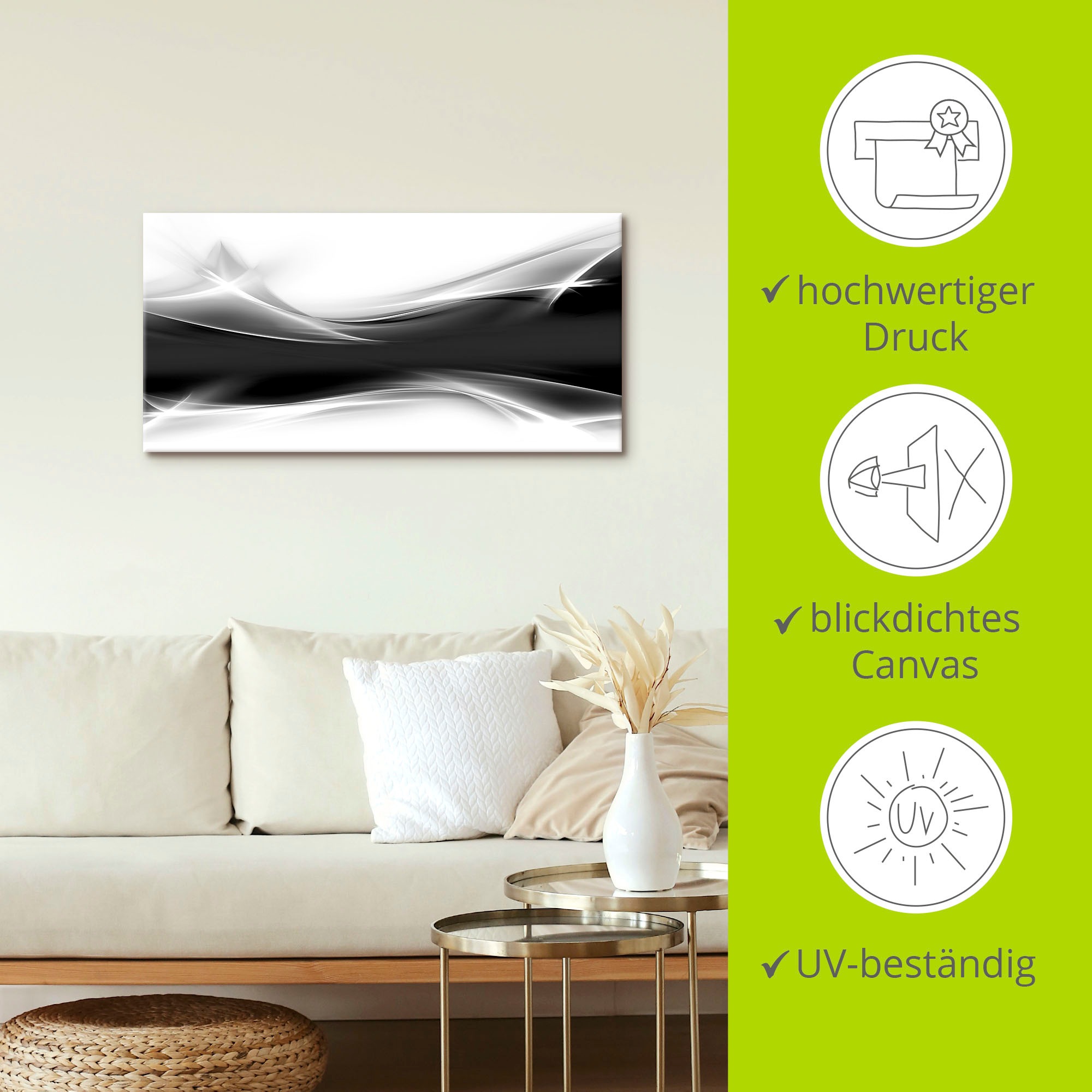 Artland Wandbild »Kreatives Element« Gegenstandslos 1 Stk. tlg. als Alubild, Leinwandbild in verschied. Grössen