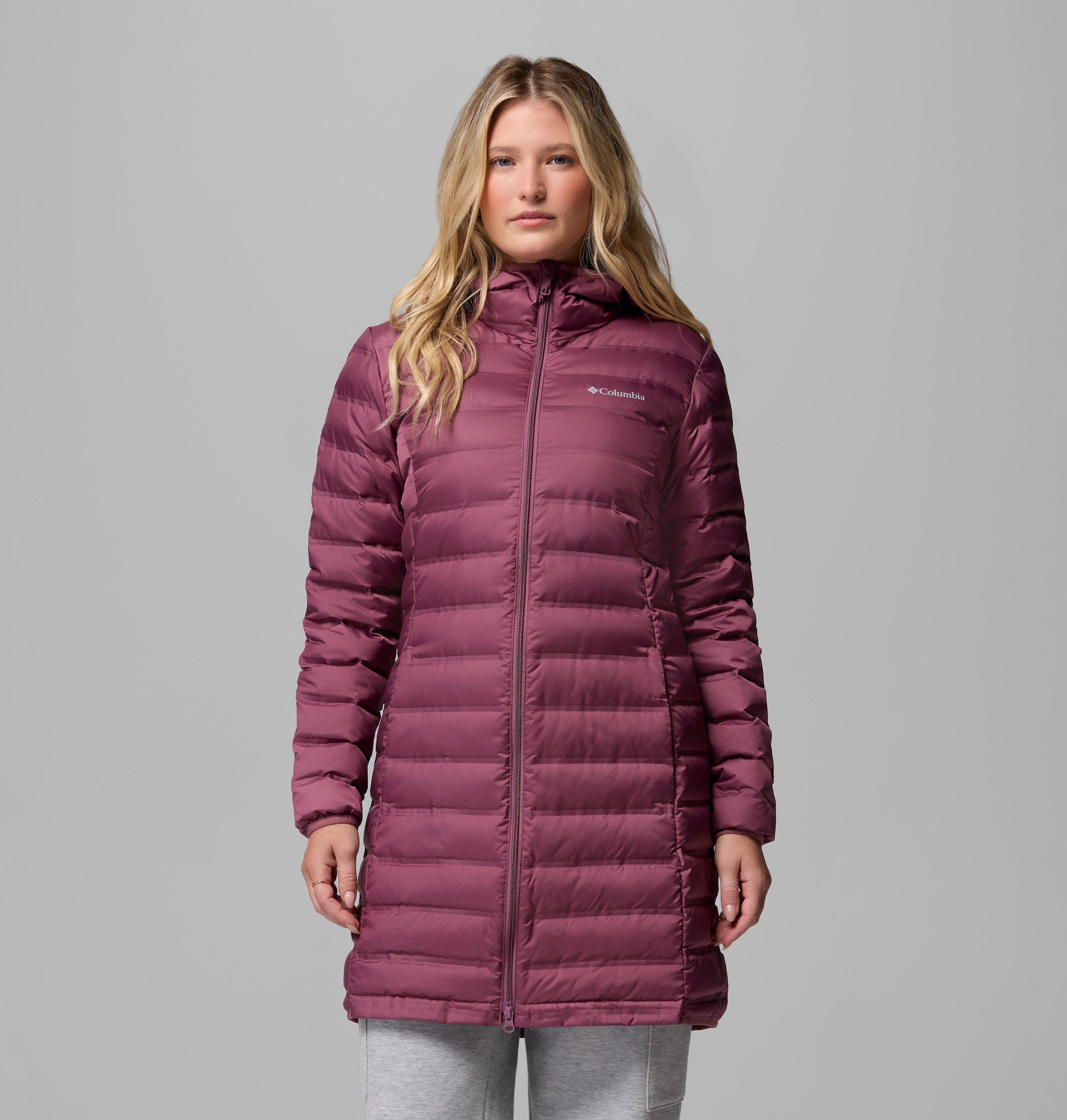 Image of Columbia Daunenmantel "Lake 22 II Down Long Hooded Jacket" wasserabweisend, windabweisend, wärmeisolierende Daunenfüllung