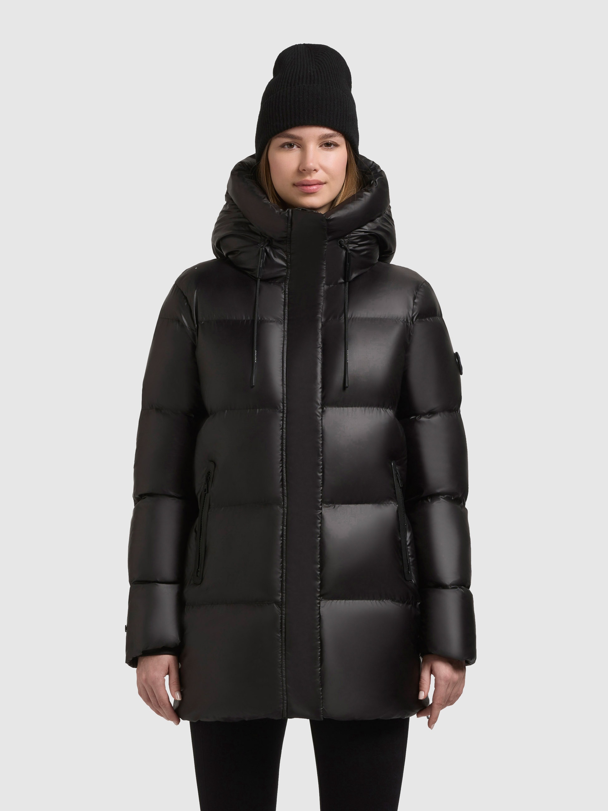 Image of khujo Steppjacke "DROWN SHINY" mit Kapuze mit Kapuze und Kordelzug