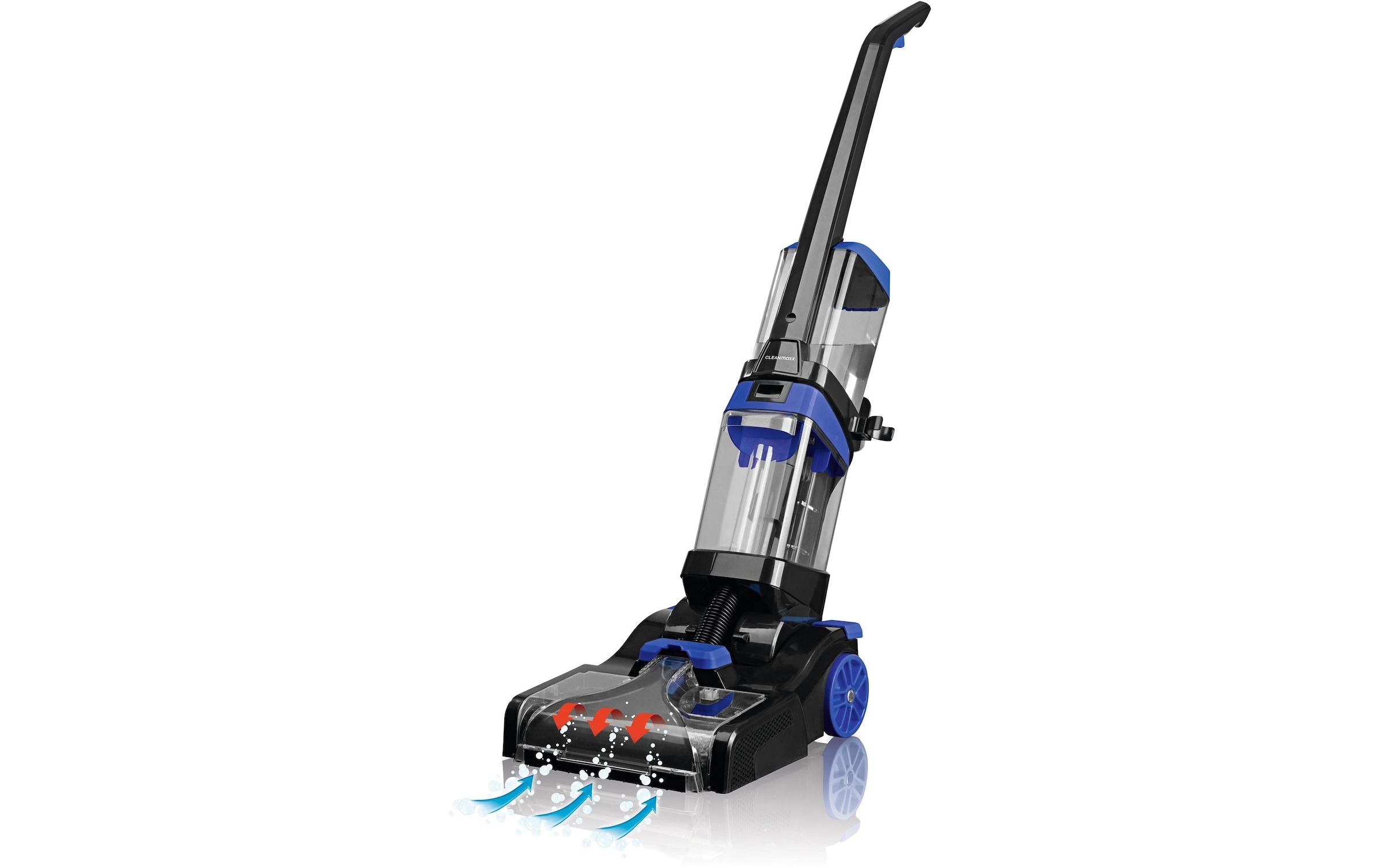 CLEANmaxx Teppichreinigungsgerät »Professional 800 W, Schwarz/Blau«