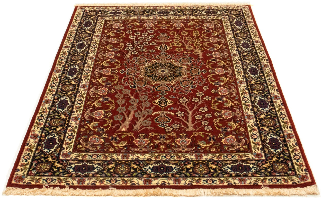 Image of morgenland Teppich »Ghom Teppich handgeknüpft rot«, rechteckig, 7 mm Höhe, handgeknüpft bei Ackermann Versand Schweiz