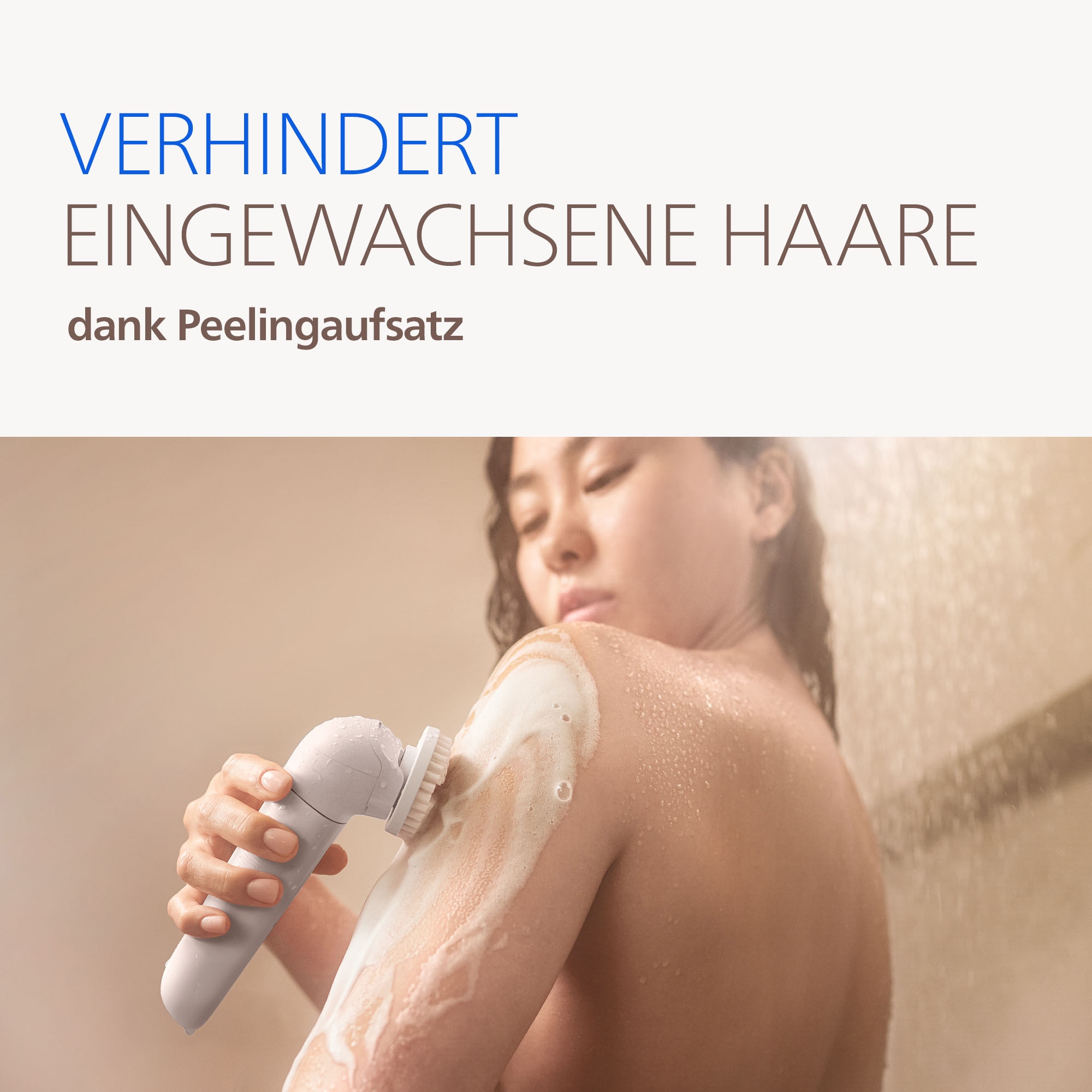 Philips Épilateur »Series 9900 BRE738/00« 4 cuis Aufsätze Nass-und Trockenfunktion, inkl.Gesichtsreinigungsbürste