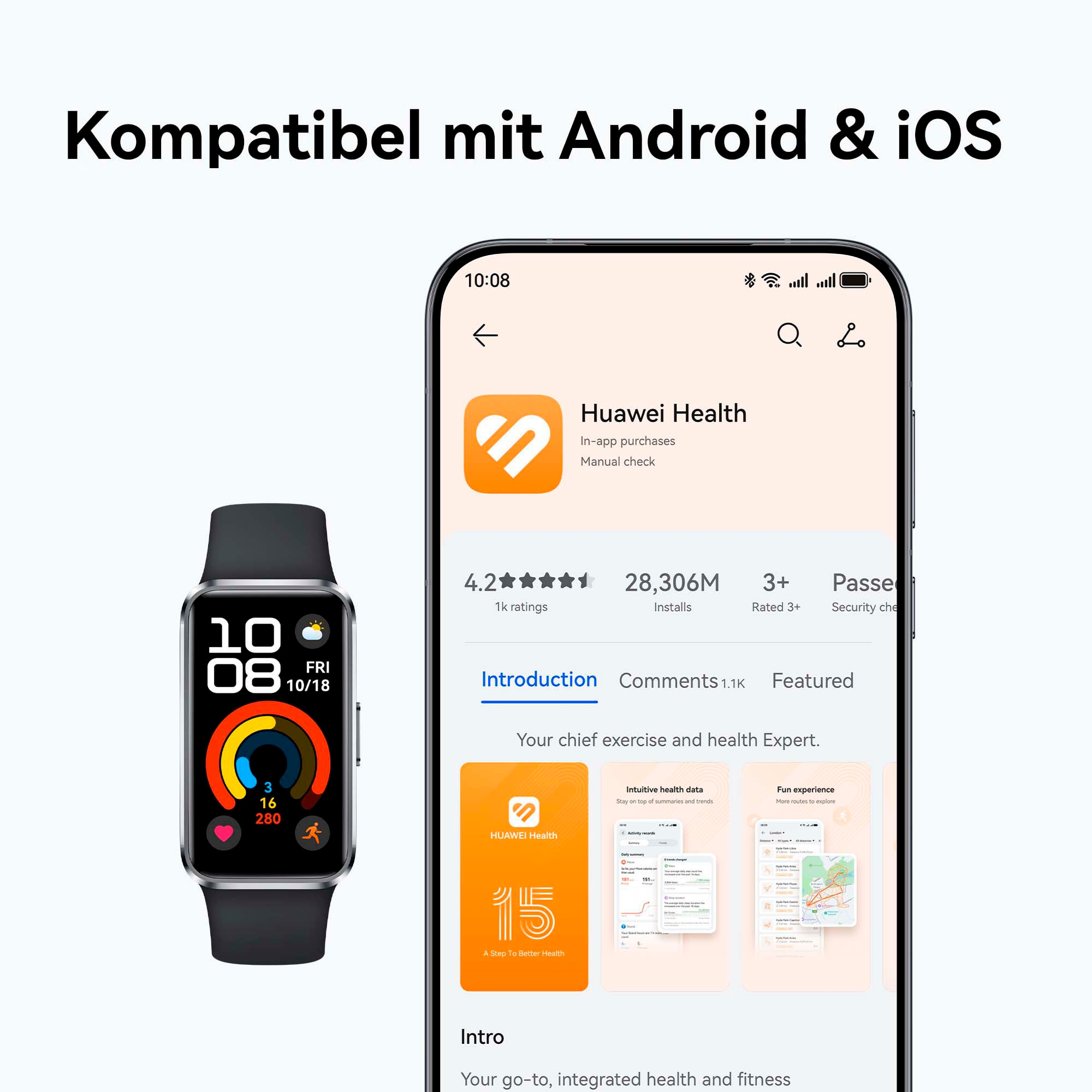 Huawei Fitness-Tracker »Band 10«