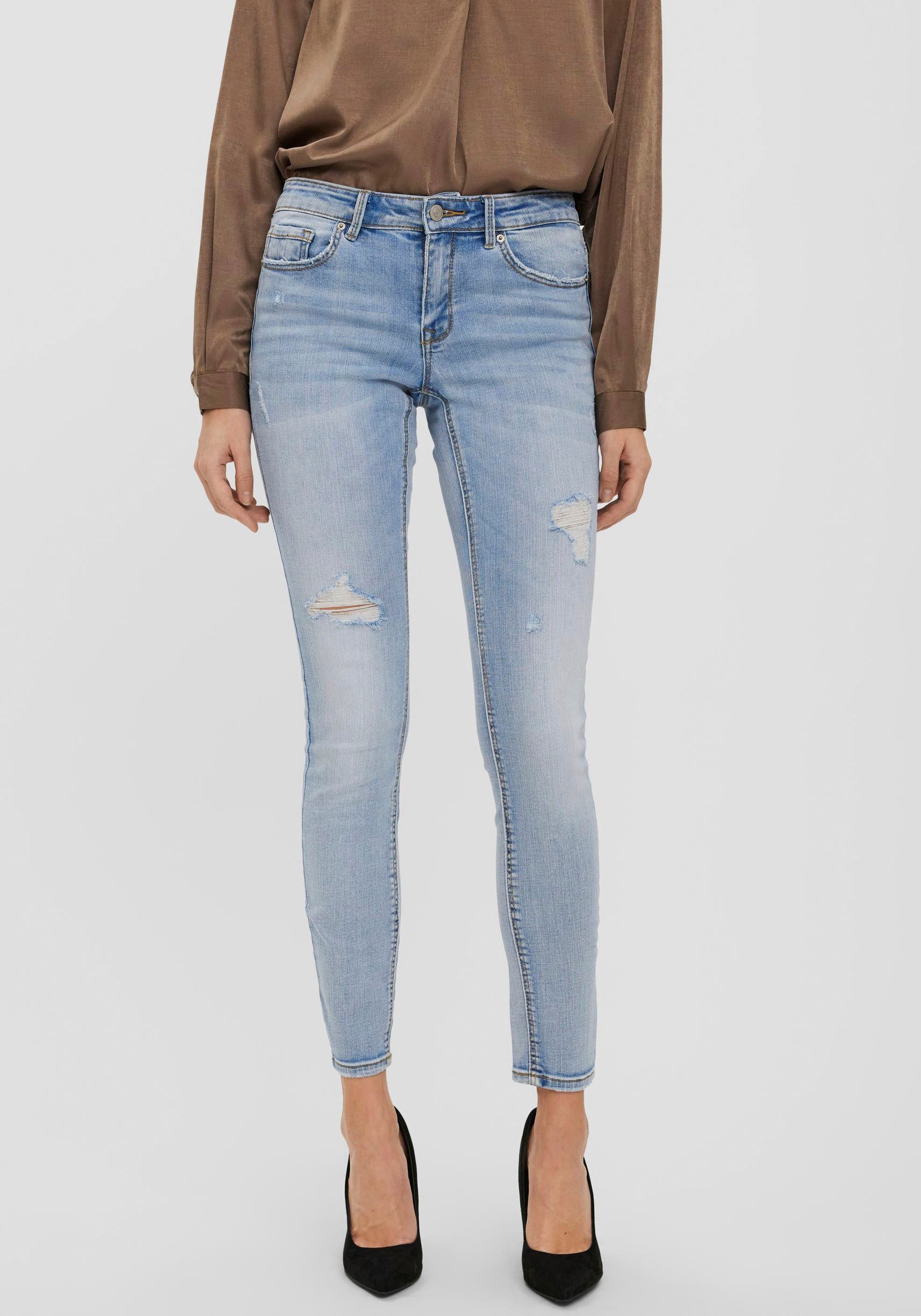 Image of Vero Moda Skinny-fit-Jeans »VMLYDIA LR SKINNY DEST J LI367« bei Ackermann Versand Schweiz