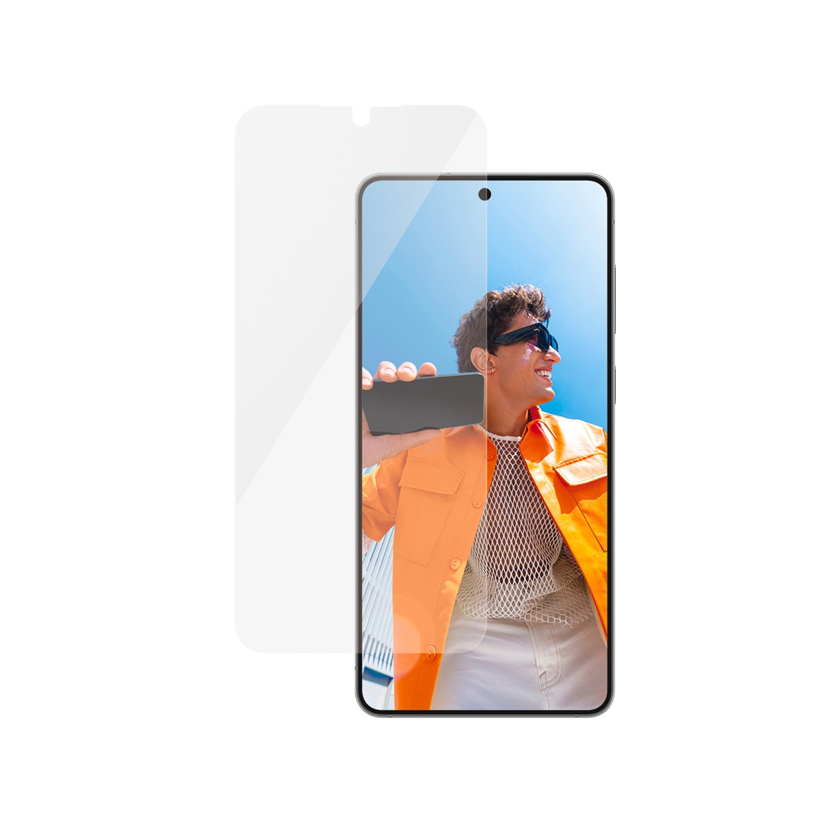 CARE by PanzerGlass Displayschutzglas »Ultra-Wide Fit Ceramic Screen Protection«, für Samsung Galaxy S25 Edge, Displayschutzfolie, Schutzfolie, Bildschirmschutz, kratz- & stossfest