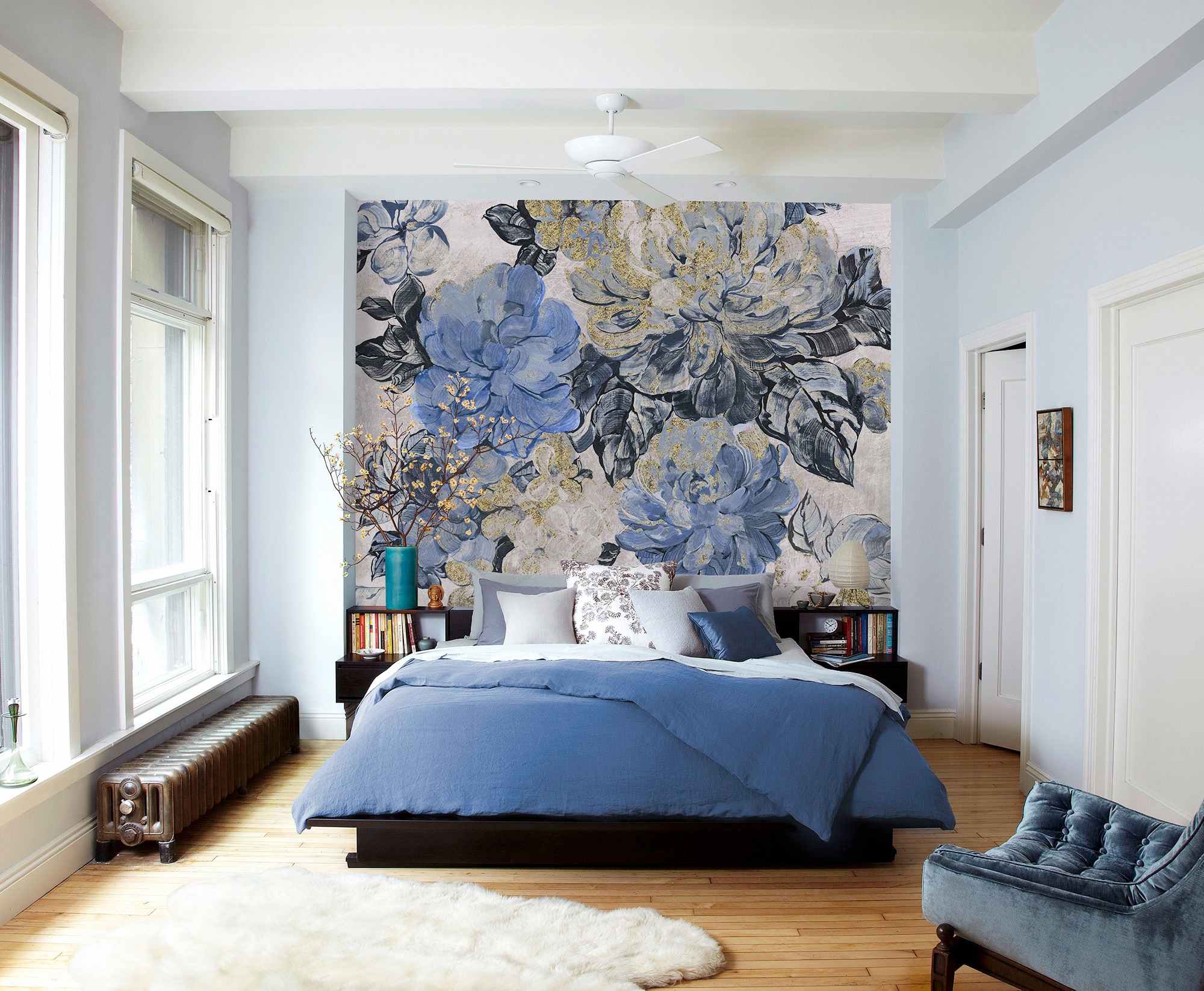 Komar Vliestapete »Digitaldruck Vlies -  Chérie - Grösse 300 x 250 cm« bedruckt glatt Wohnzimmer, Schlafzimmer