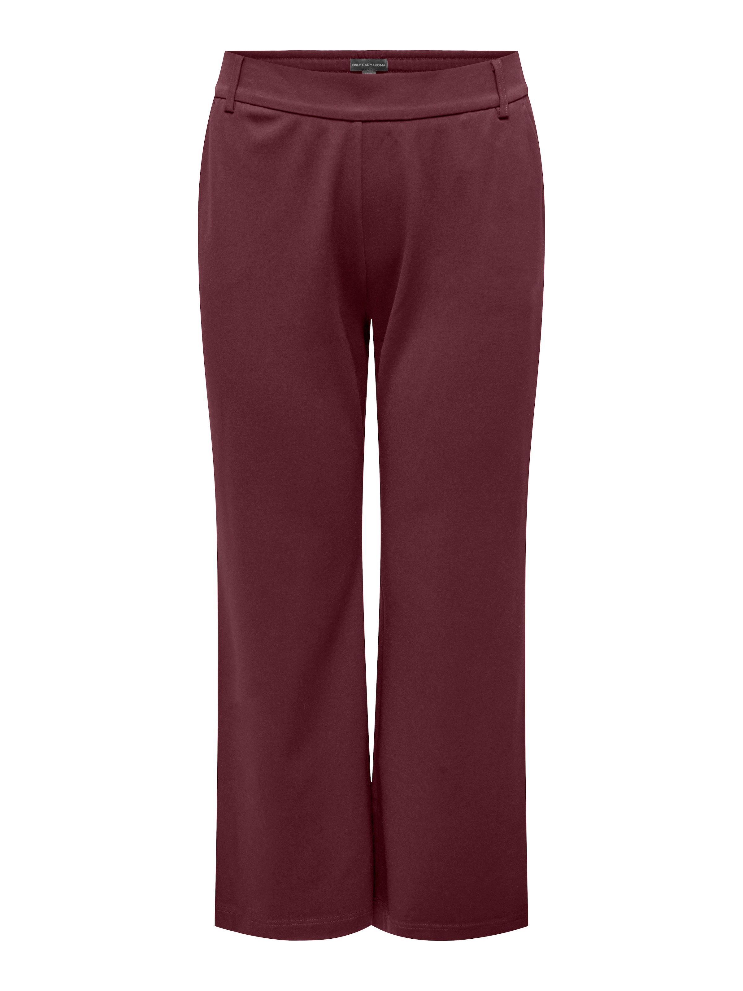 ONLY CARMAKOMA Pantalon de costume »CARGOLDTRASH LIFE MW STRAIGHT PANT NOOS«  Mélange viscose, taille normale