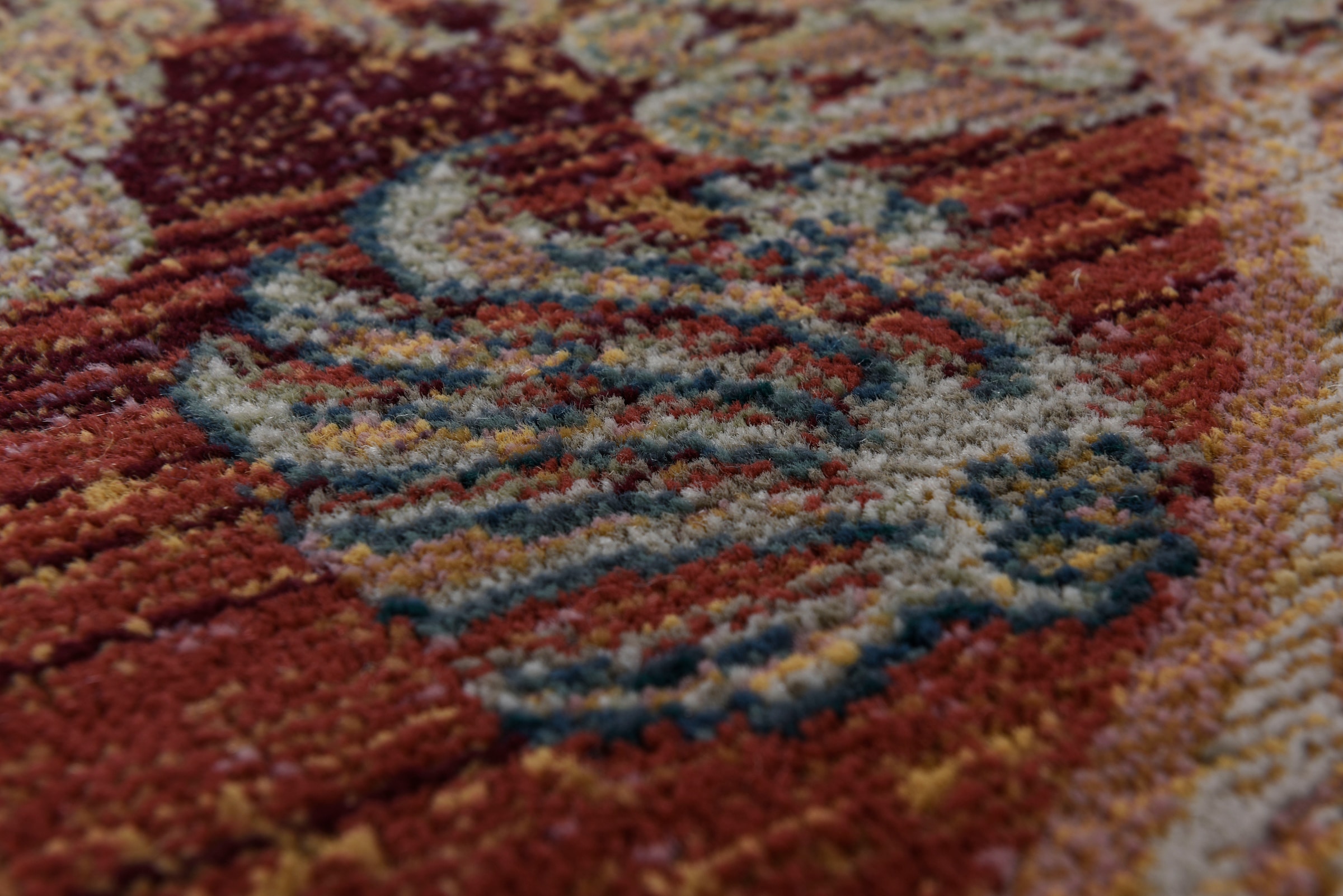 THEKO Teppich »Gabiro 3070« rechteckig 10 mm Höhe Kurzflor, klassisches Design, ideal im Wohnzimmer & Schlafzimmer