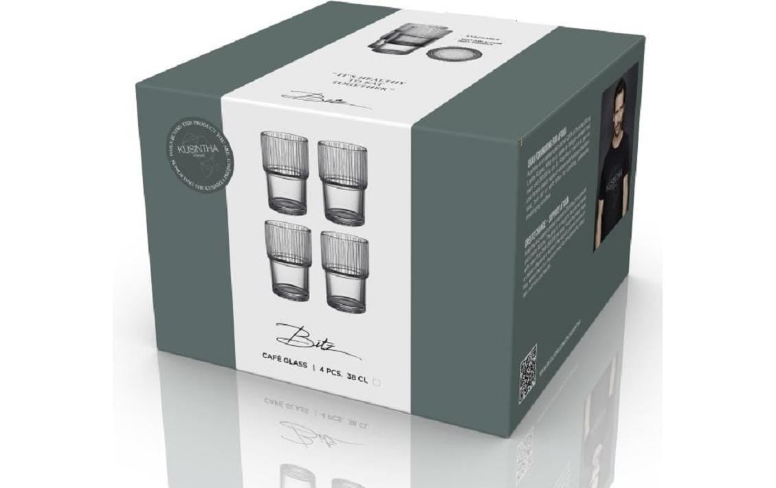Bitz Verre à latte macchiato »Kusintha 380 ml, 4 Stück«