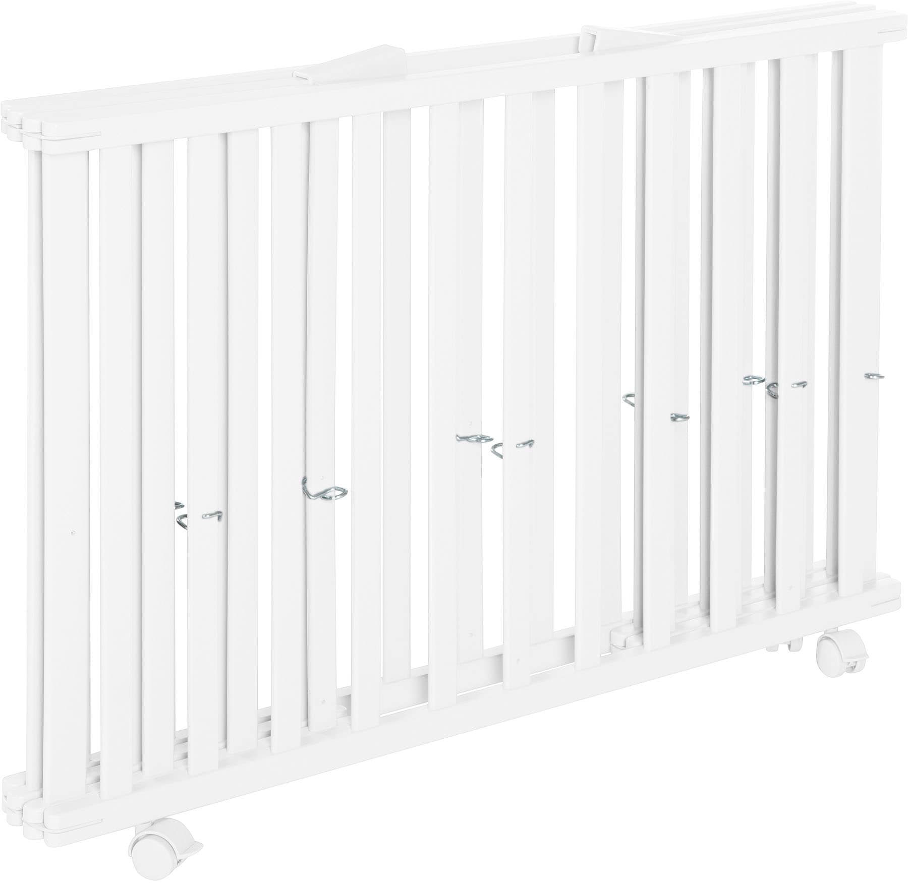 roba® Laufgitter »Little Stars, weiss, 74x100 cm«, mit Folienboden