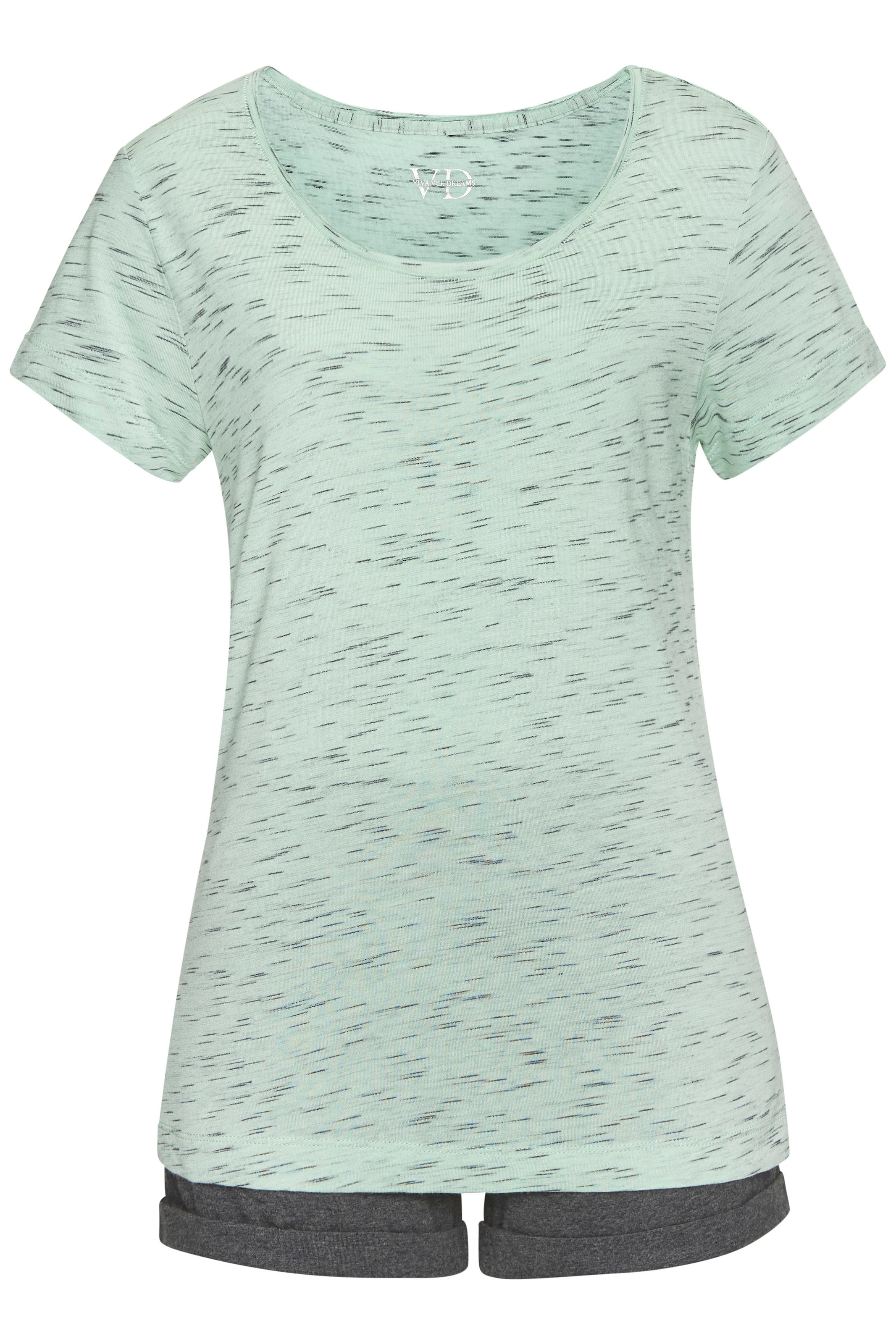 Vivance Dreams Shorty 2 cuis tlg., mit schönem Melange-Effekt