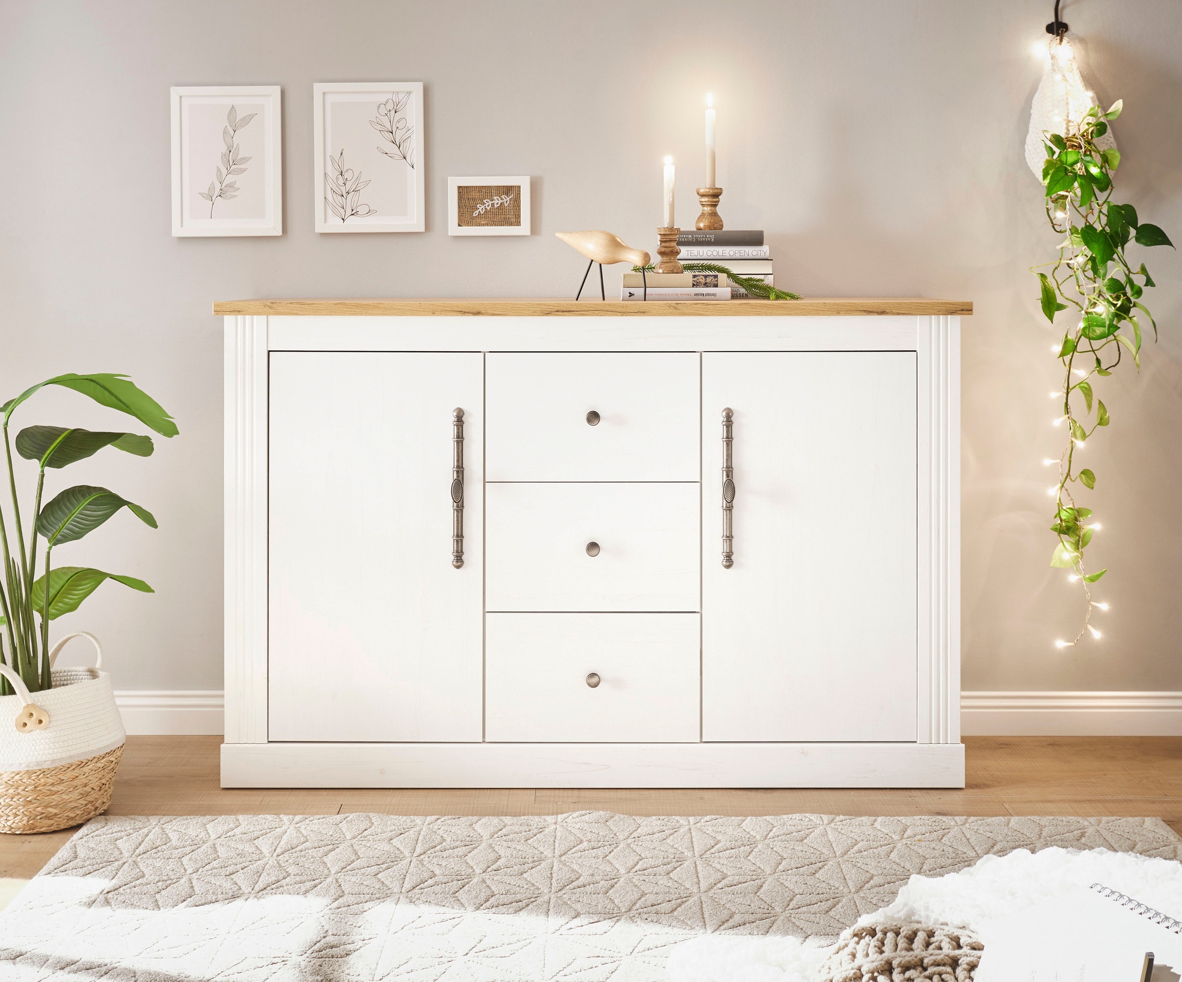 GOODproduct Sideboard "Westminster, Schrank im Landhausstil, elegante Kommode"