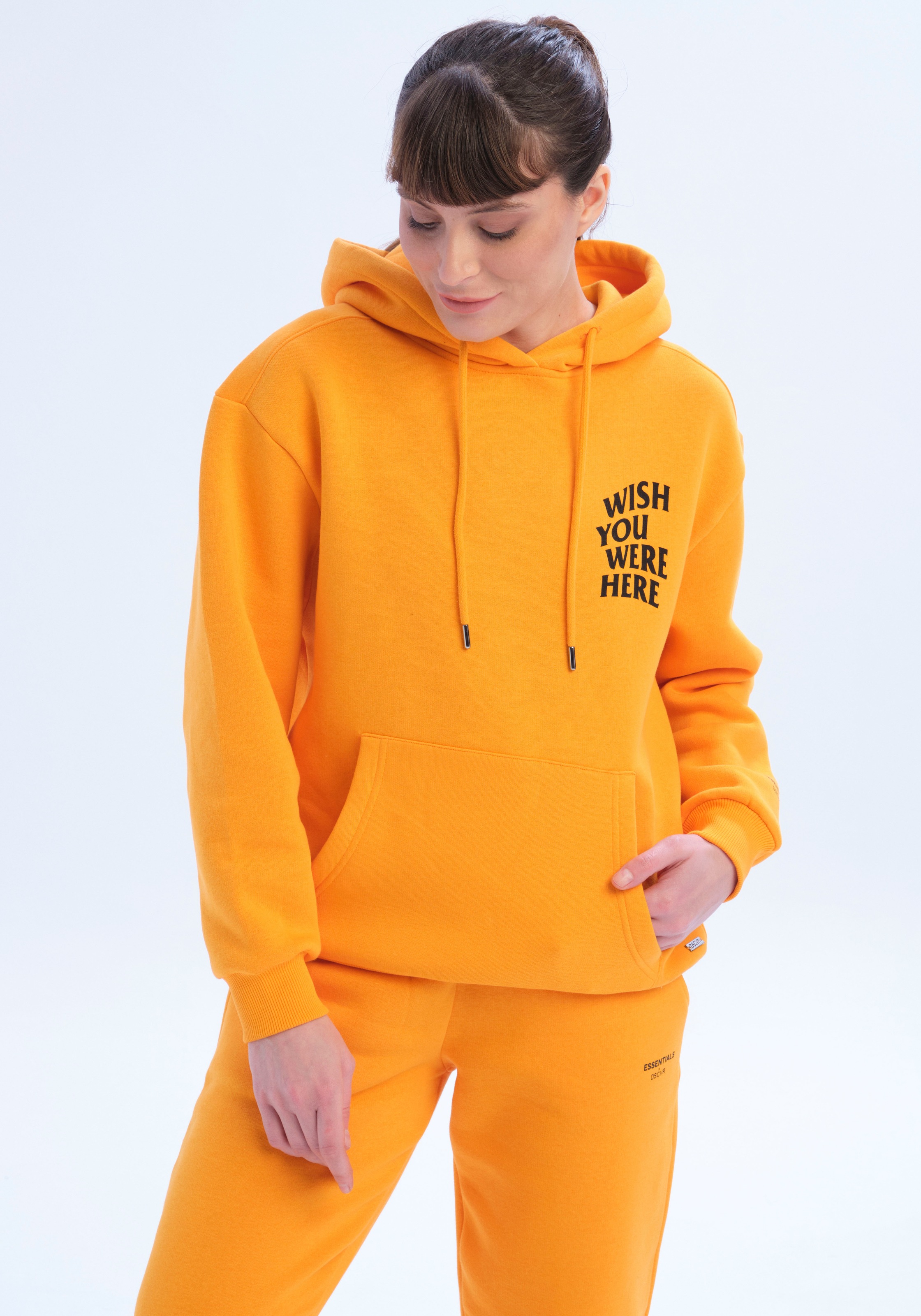 Image of DSCVR Hoodie »Lynn«, Kleiner Frontprint bei Ackermann Versand Schweiz