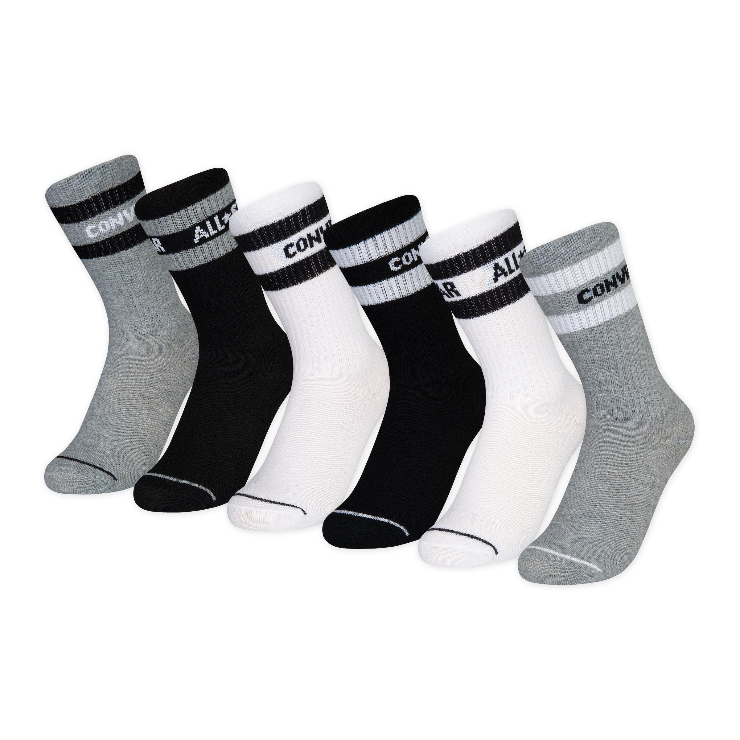 Converse Sportsocken »WORDMARK CREW 6PK - für Kinder«, (6 Paar)