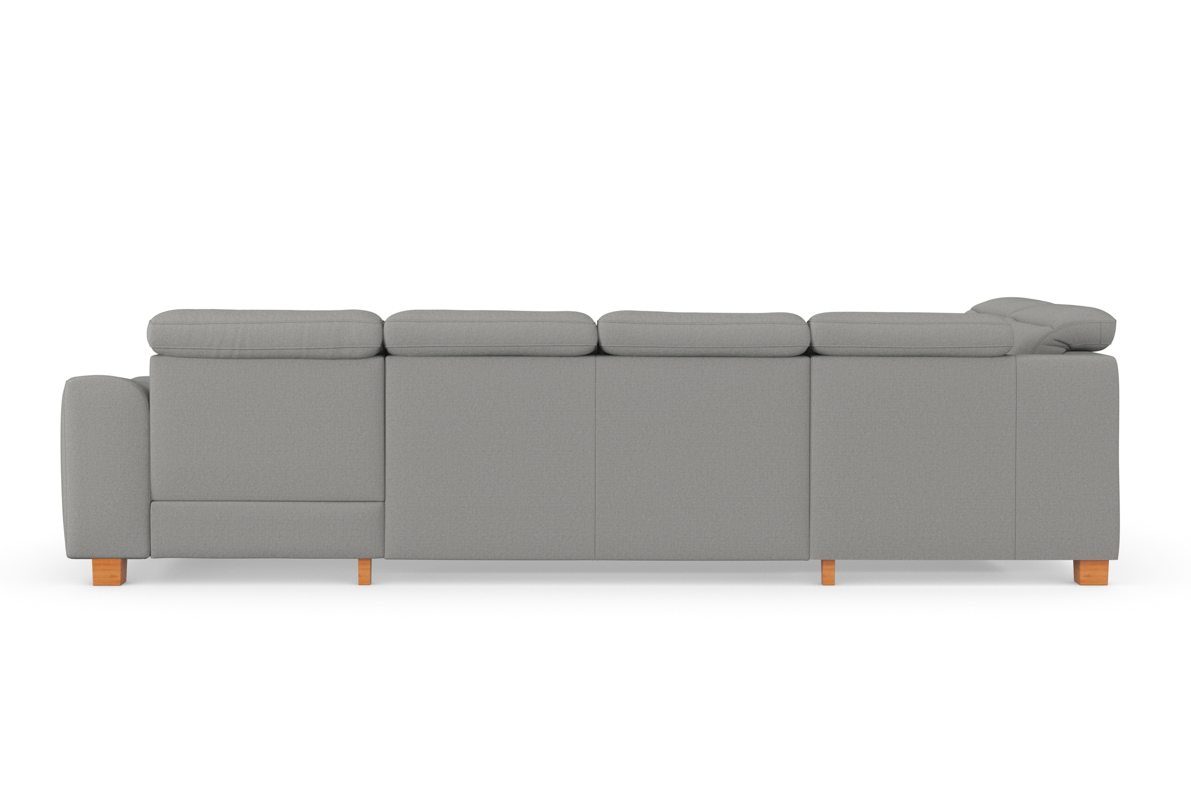 sit&more Wohnlandschaft »Dundee U-Form«, mit Federkern und Massivholzfüssen, wahlweise mit Kopfteilverstellung