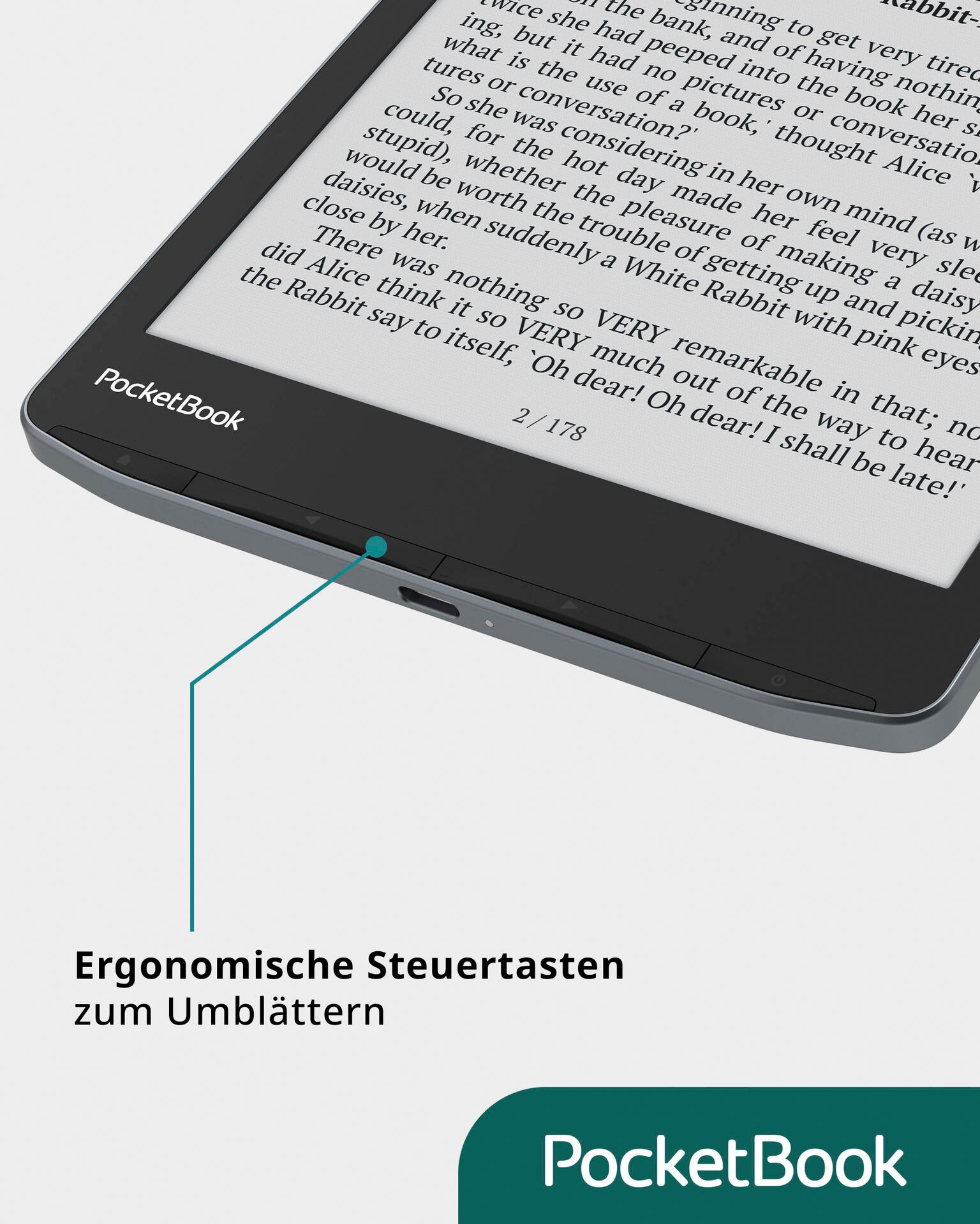 PocketBook E-Book »InkPad Color 3«, (19,8 cm / 7,8 Zoll), E-Book Reader mit Lautsprecher und Bluetooth-Schnittstelle)