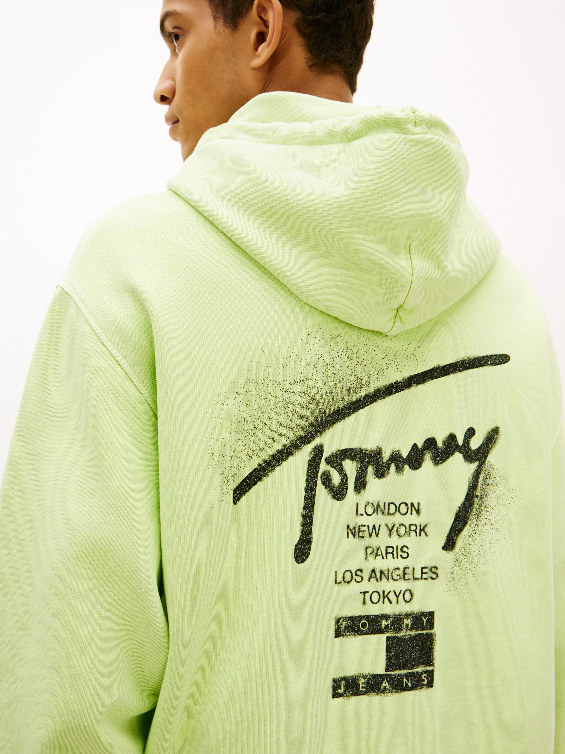 Tommy Jeans Kapuzensweatshirt »TJM RELAXED NEON SIGN«, Relaxed fit mit Kapuze

