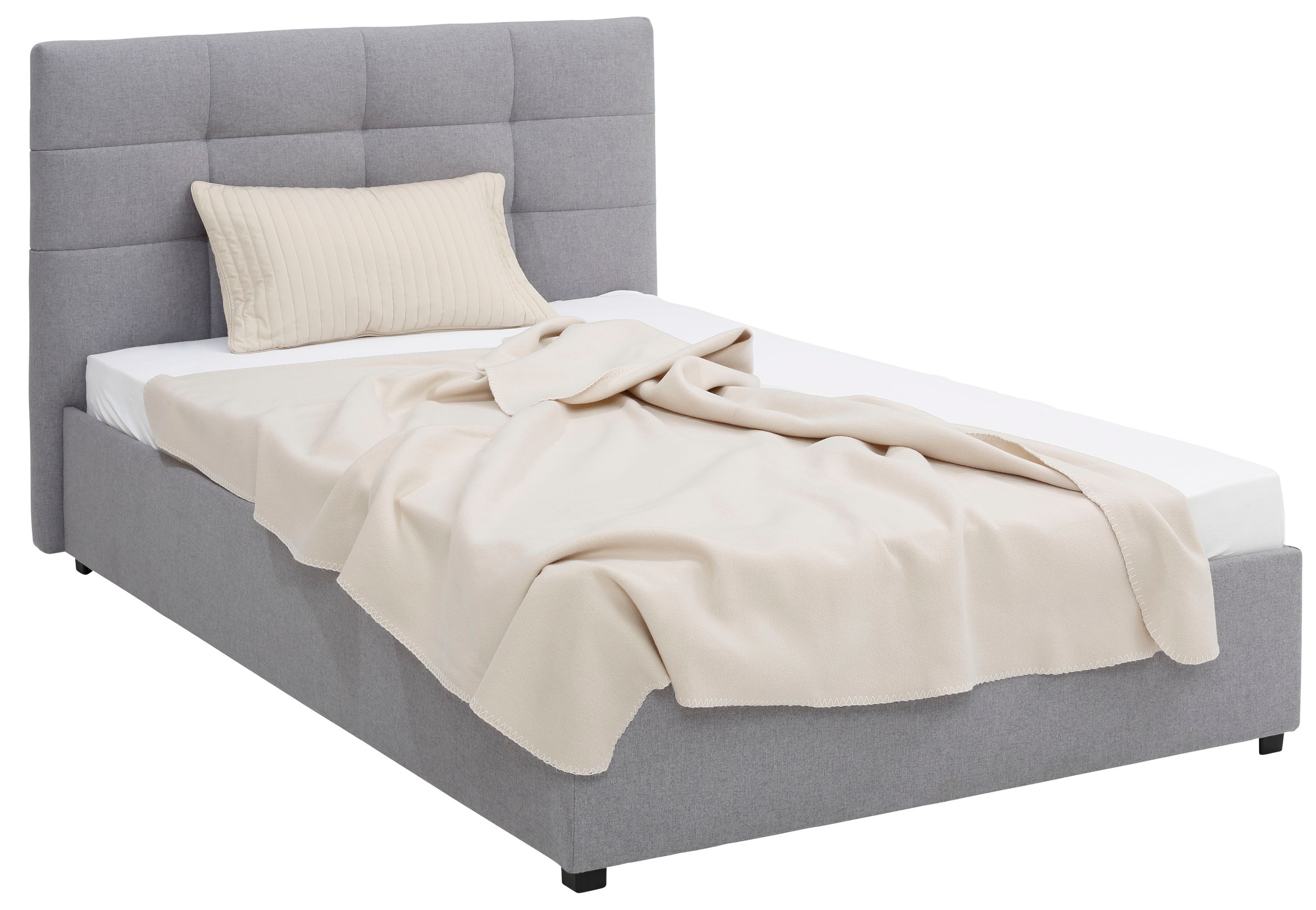 Image of Lüttenhütt Polsterbett »Endres«, mit Bettkasten, wahlweise ohne Matratze/ Lattenrost oder incl. Matratze, wahlweise in 2 Ausführungen und 2 Härtegraden bei Ackermann Versand Schweiz