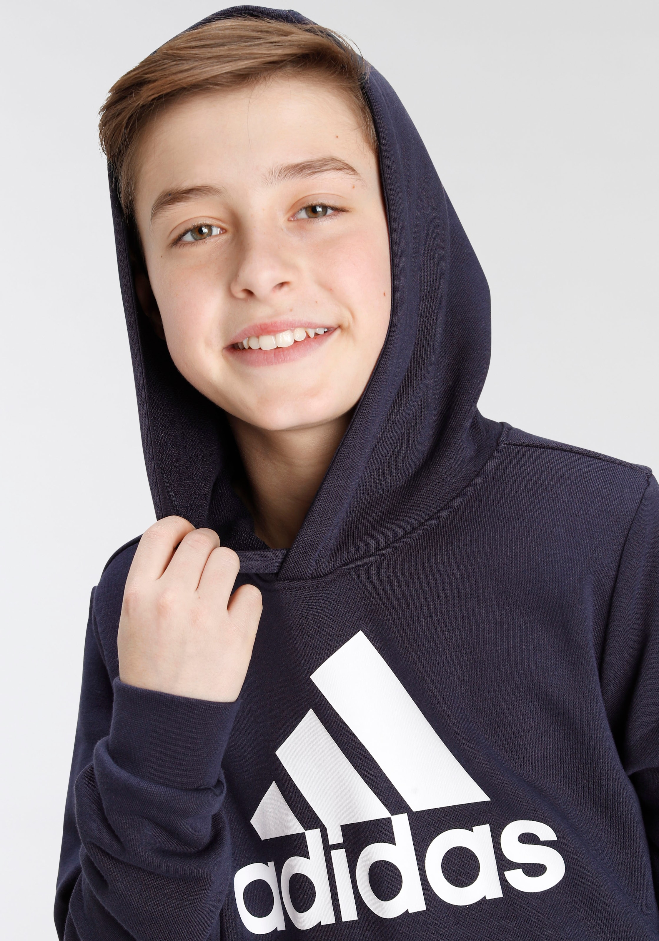 adidas Sportswear Kapuzensweatshirt »BIG LOGO ESSENTIALS COTTON HOODIE«