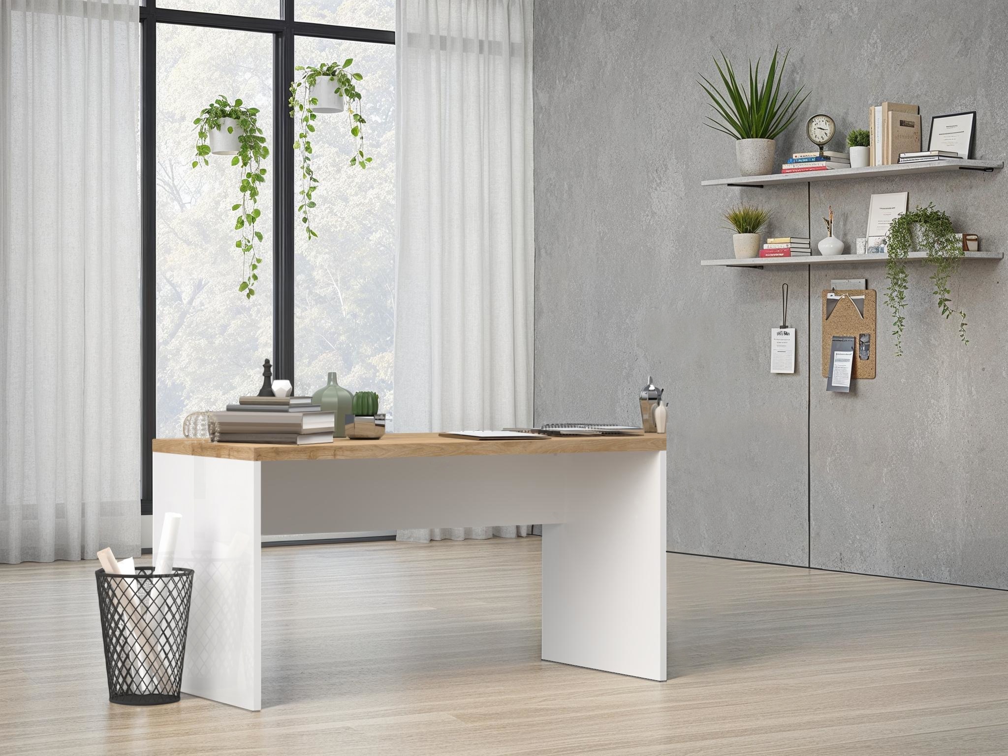 Image of Home affaire Schreibtisch "Easy, Computertisch – 38 mm Platte, perfekt fürs Büro & Homeoffice" Breite 138 cm, in 2 Grössen, optional erweiterbar