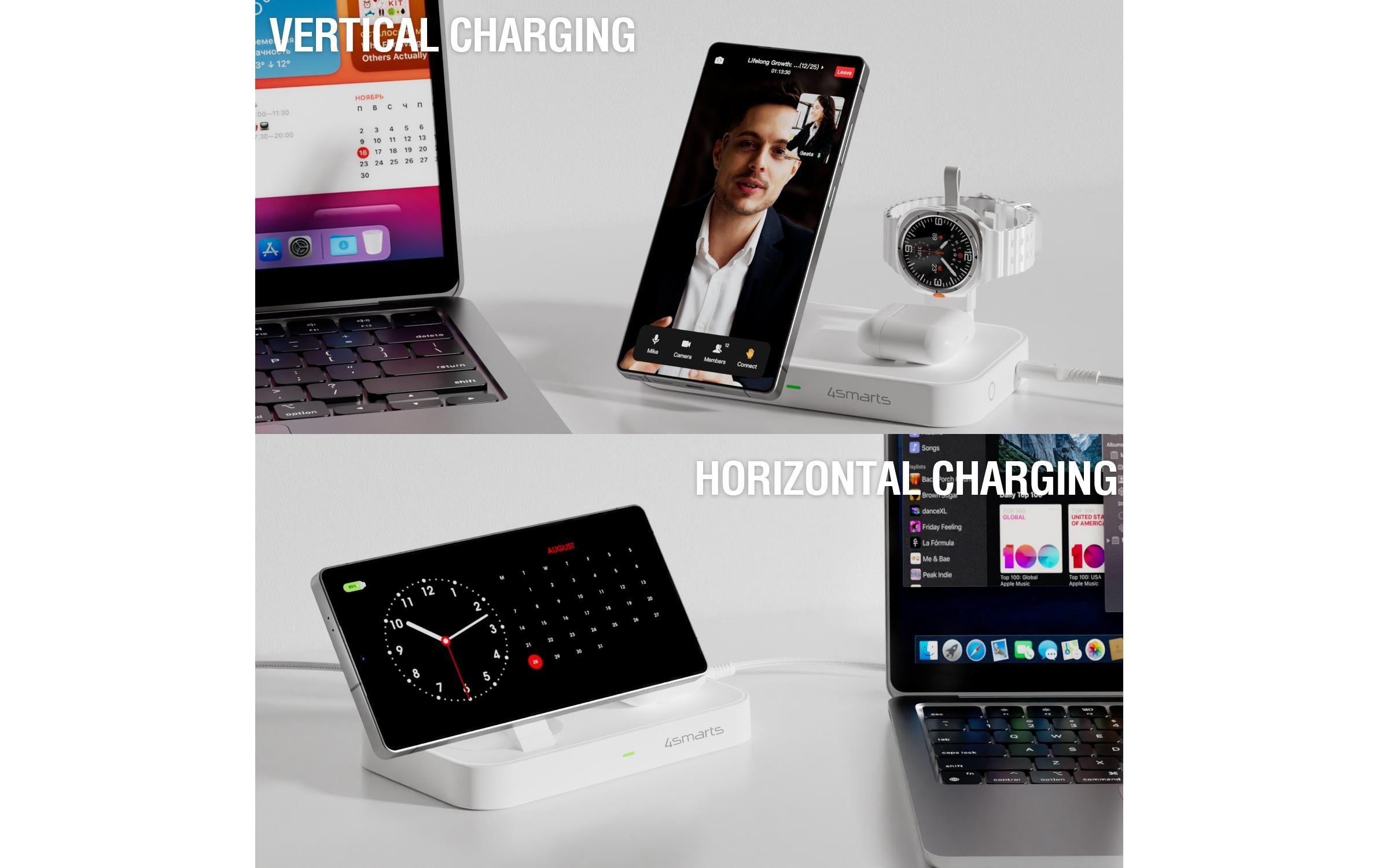 4smarts Ladestation »Trident mit Charger für Samsung Watch«