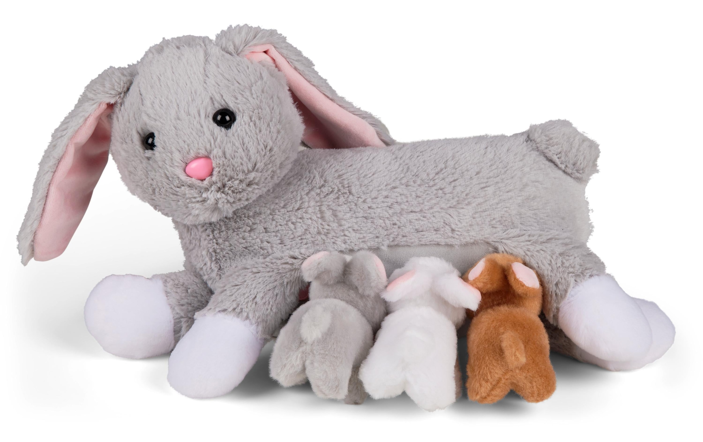 Kuscheltier »Mamanimals Mama Hase & Babys 25 cm«