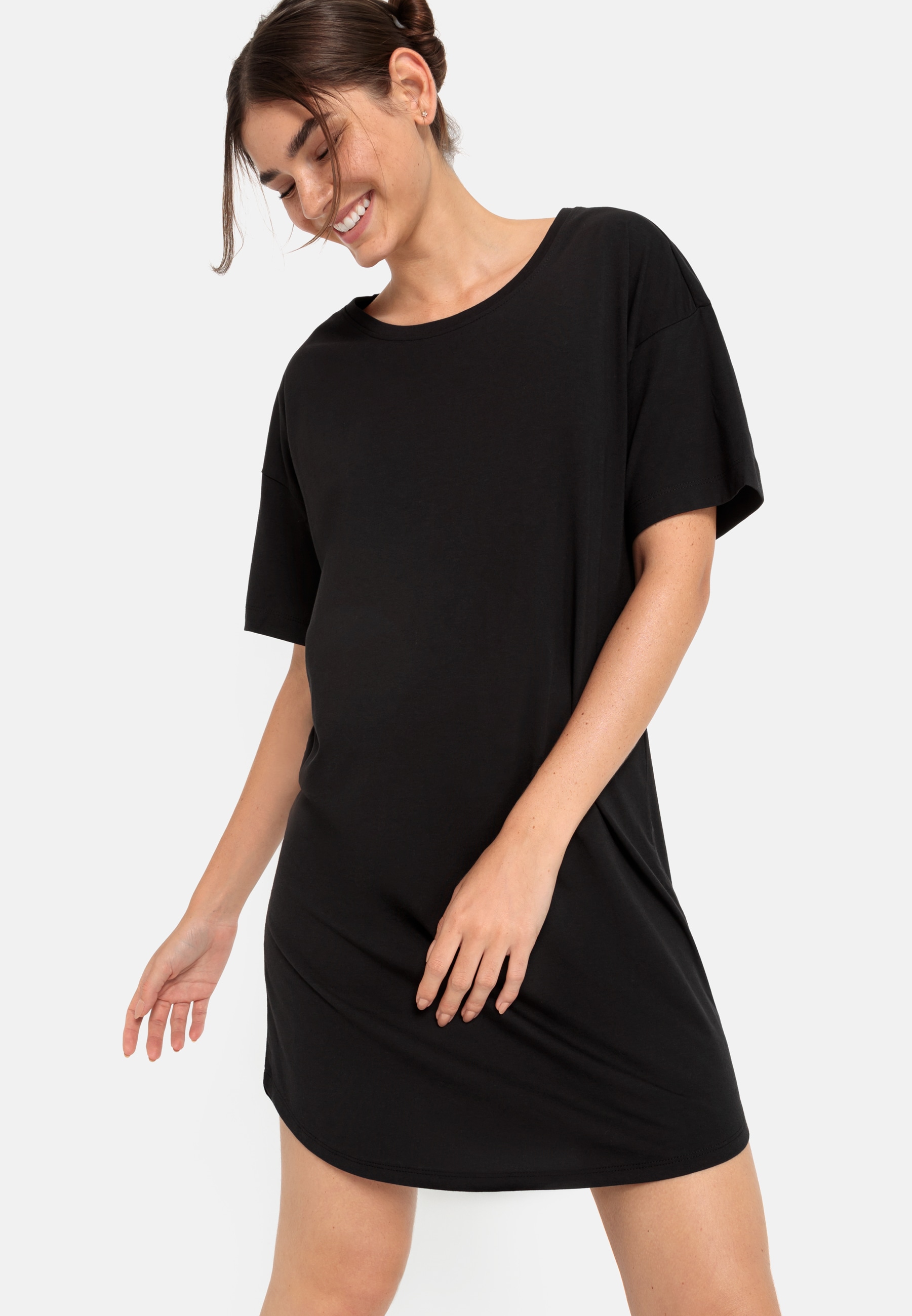 LSCN by LASCANA Robe t-shirt 1 cuis tlg. mit Rückendruck