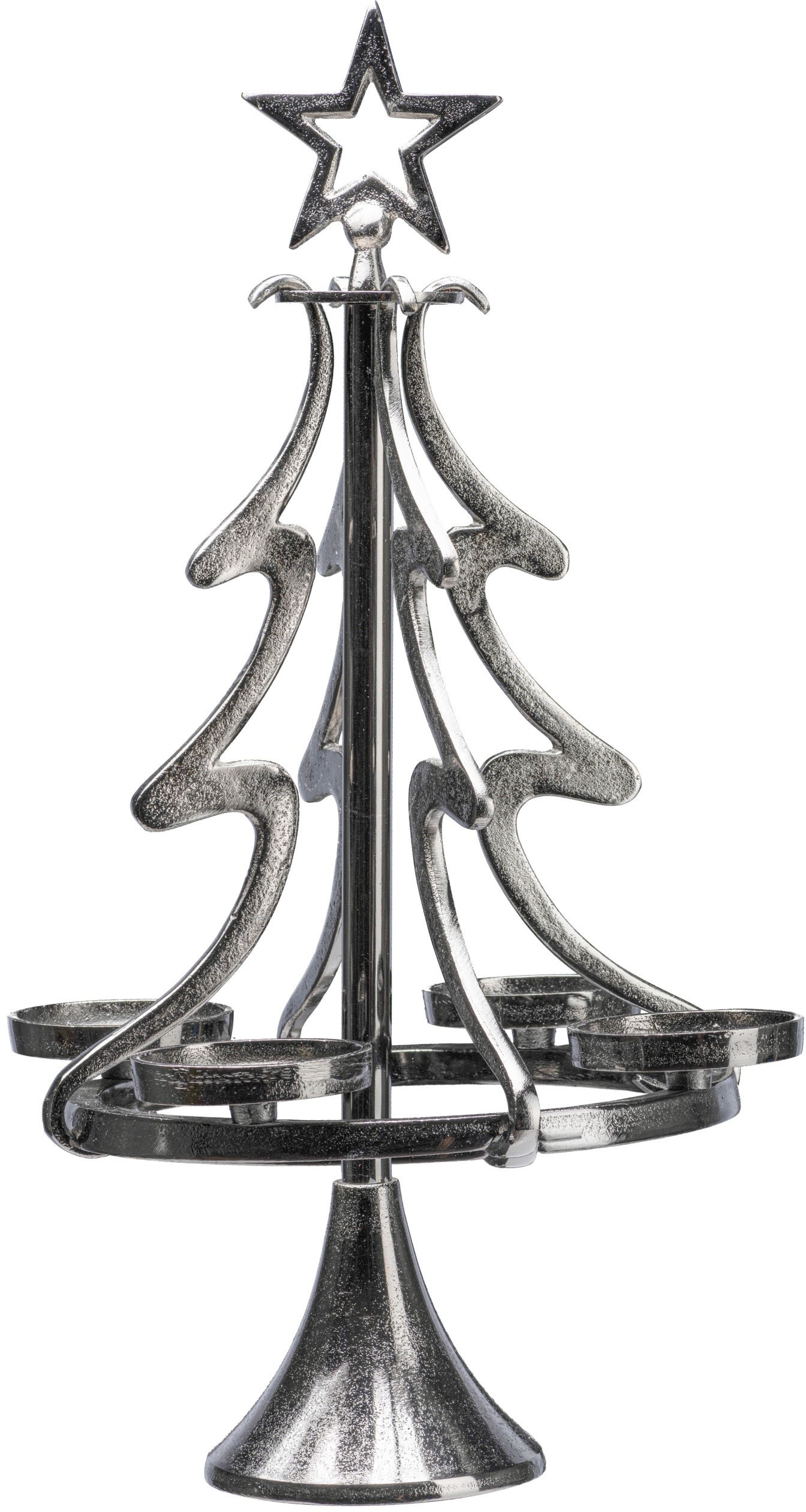 Image of my home Adventsleuchter »Tannenbaum«, (1 St.), Kerzenständer aus Aluminium, Höhe 72 cm bei Ackermann Versand Schweiz