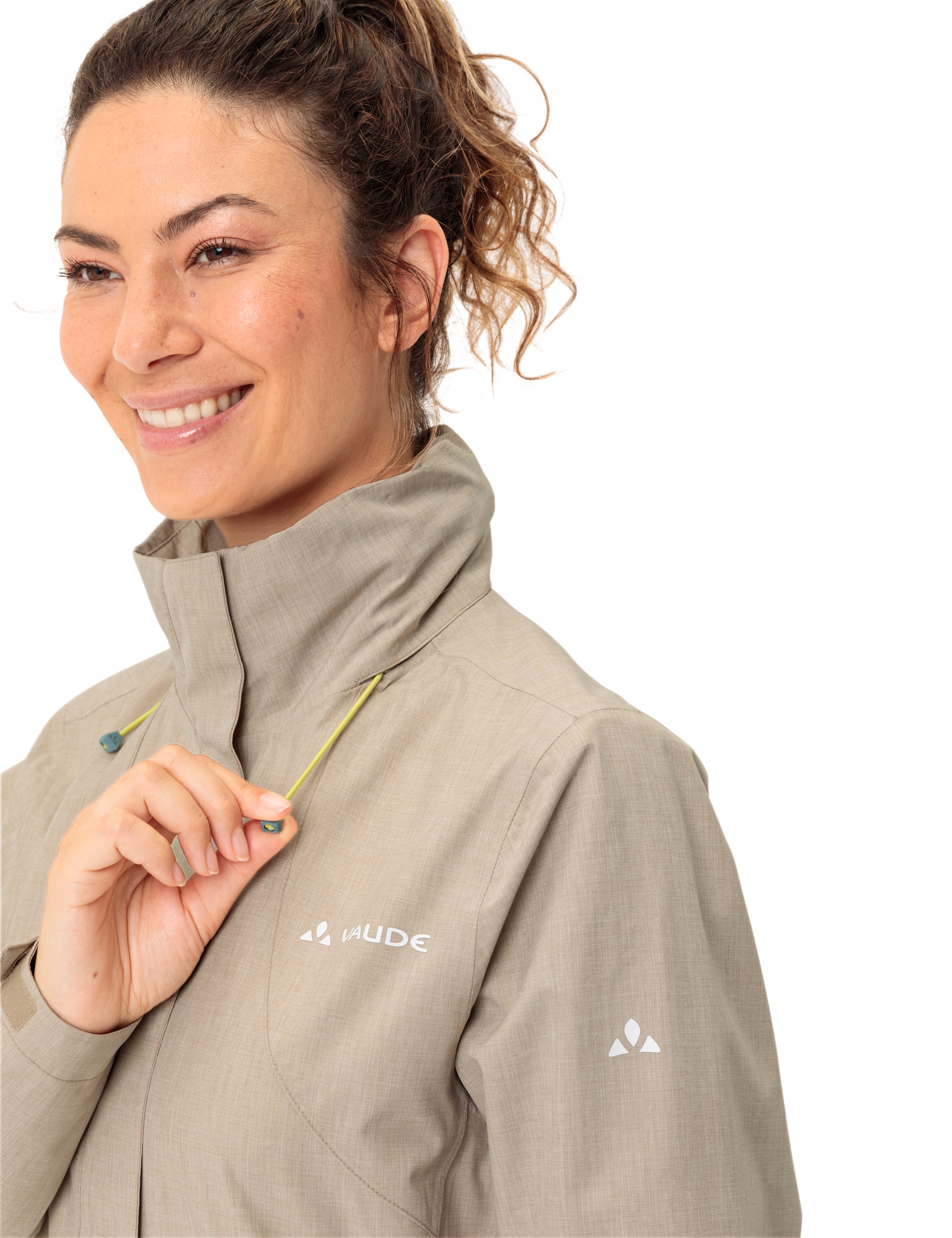 VAUDE Outdoorjacke »WOMEN'S ROSEMOOR JACKET II«, (1 St.), mit Kapuze, Kordelzug an der Kapuze