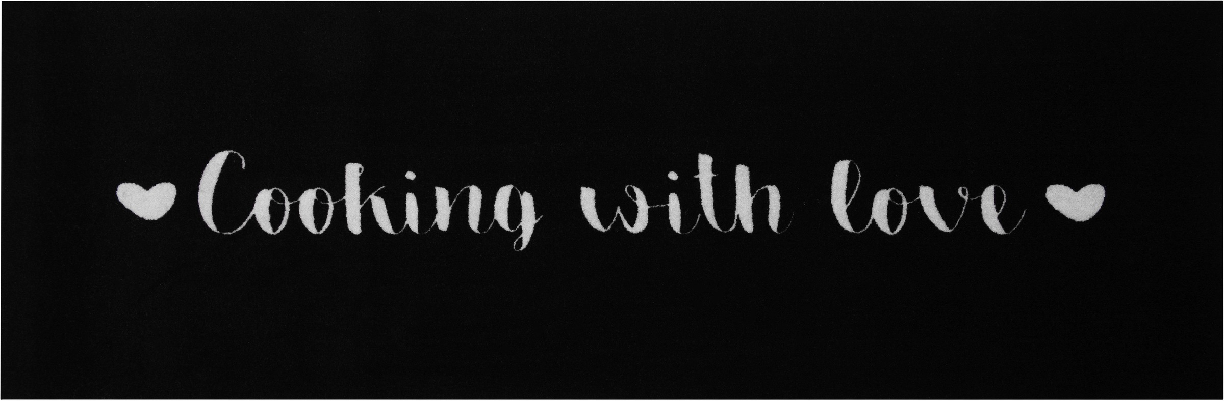 Image of Zala Living Küchenläufer »Cooking Love«, rechteckig, 5 mm Höhe, In/-und Outdoor geeignet, Kurzflor, Läufer, Flur, Terrasse, Garten, Küche Waschbar, Rutschhemmend, Pflegeleicht bei Ackermann Versand Schweiz